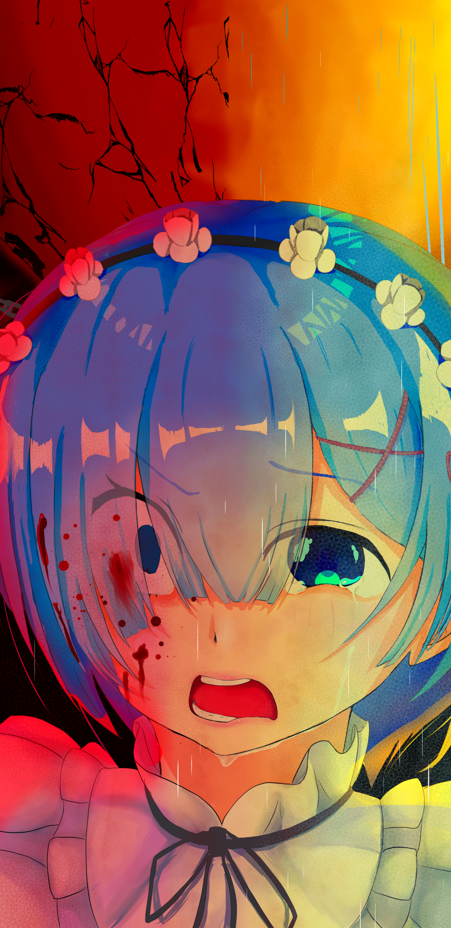 Handy-Wallpaper Animes, Re:zero Das Leben In Einer Anderen Welt Beginnen, Rem (Re: Null) kostenlos herunterladen.