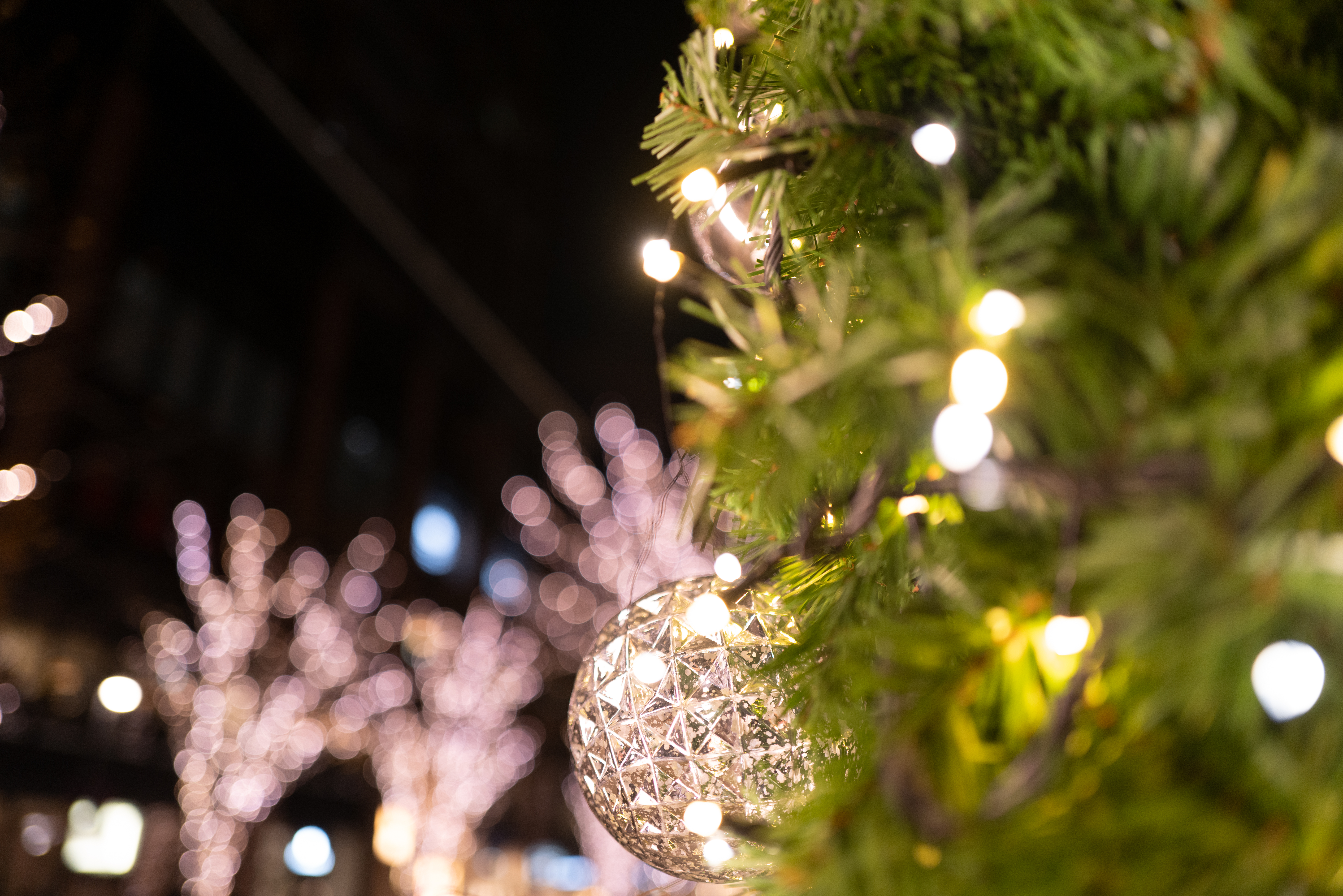 decorations, garlands, holidays, new year, christmas, christmas tree, garland UHD