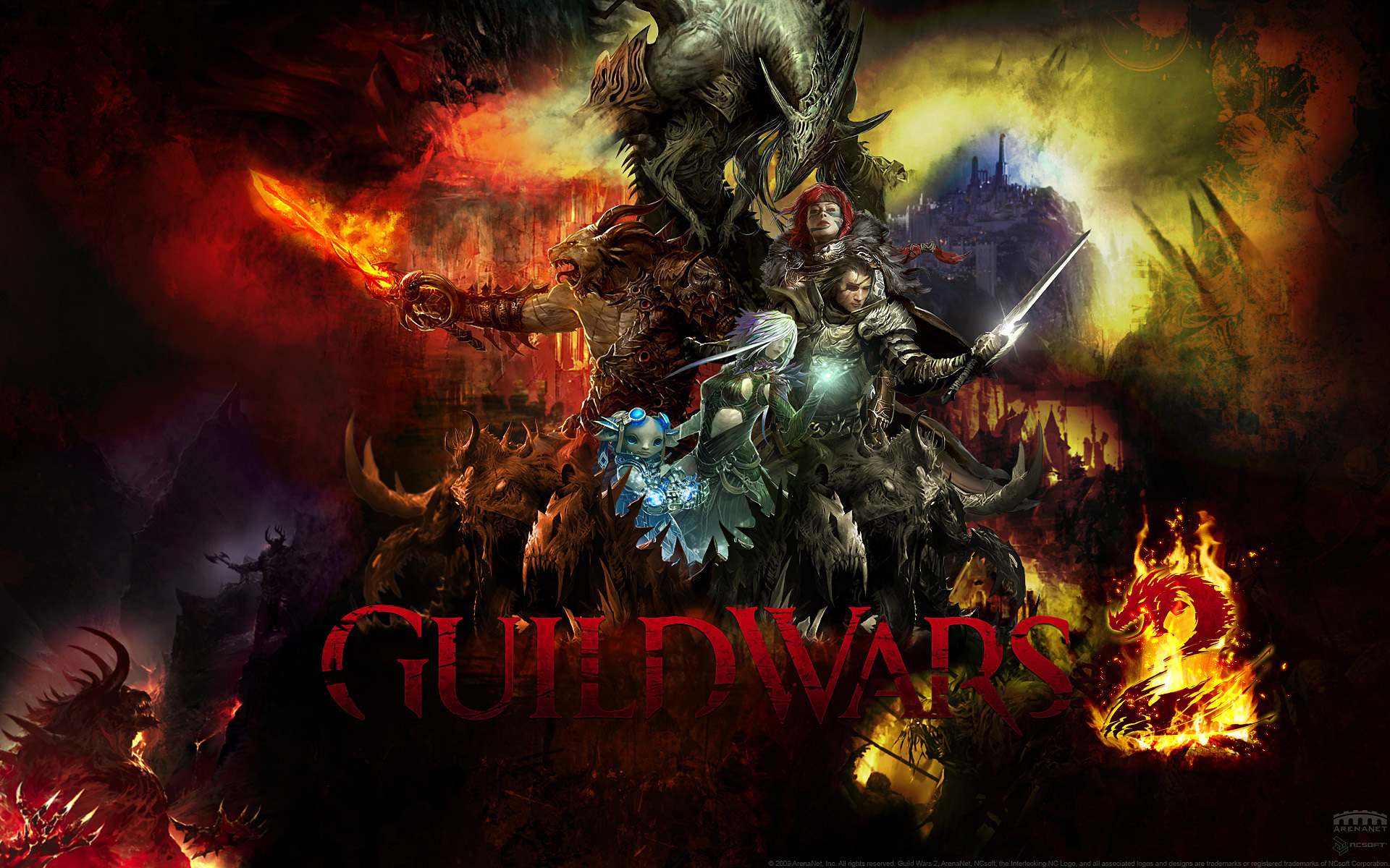 Baixar papel de parede para celular de Videogame, Guild Wars 2, Guild Wars gratuito.