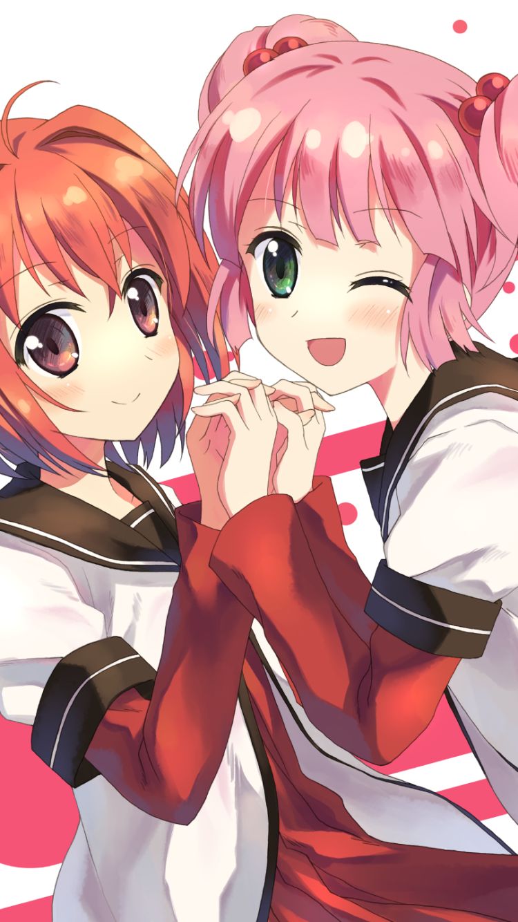 Handy-Wallpaper Animes, Yuru Yuri kostenlos herunterladen.