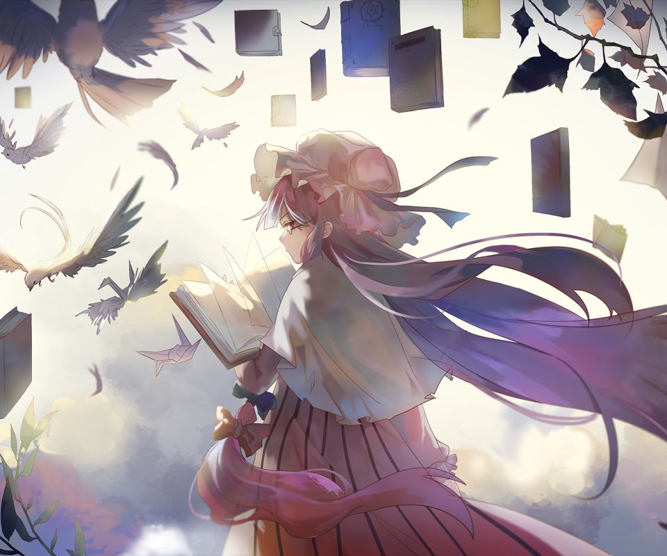 Free download wallpaper Anime, Touhou, Patchouli Knowledge on your PC desktop