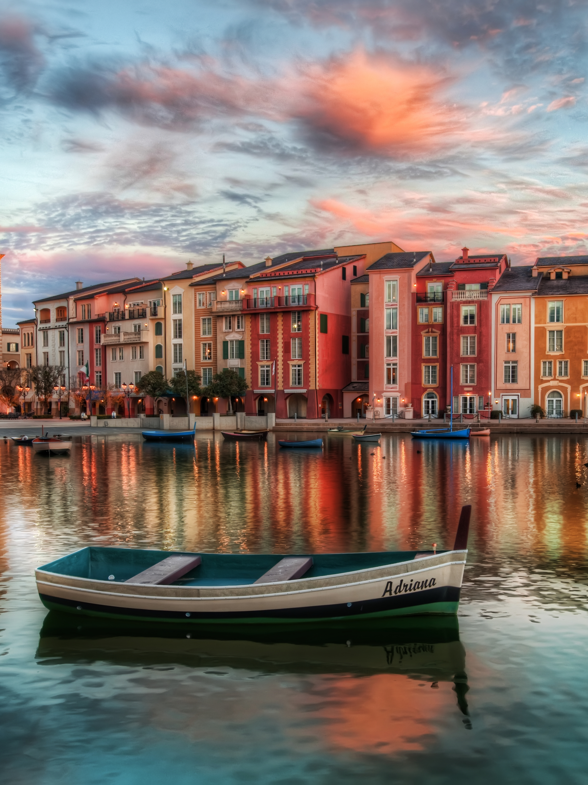 man made, town, boat, florida, hdr, orlando, building, house, towns