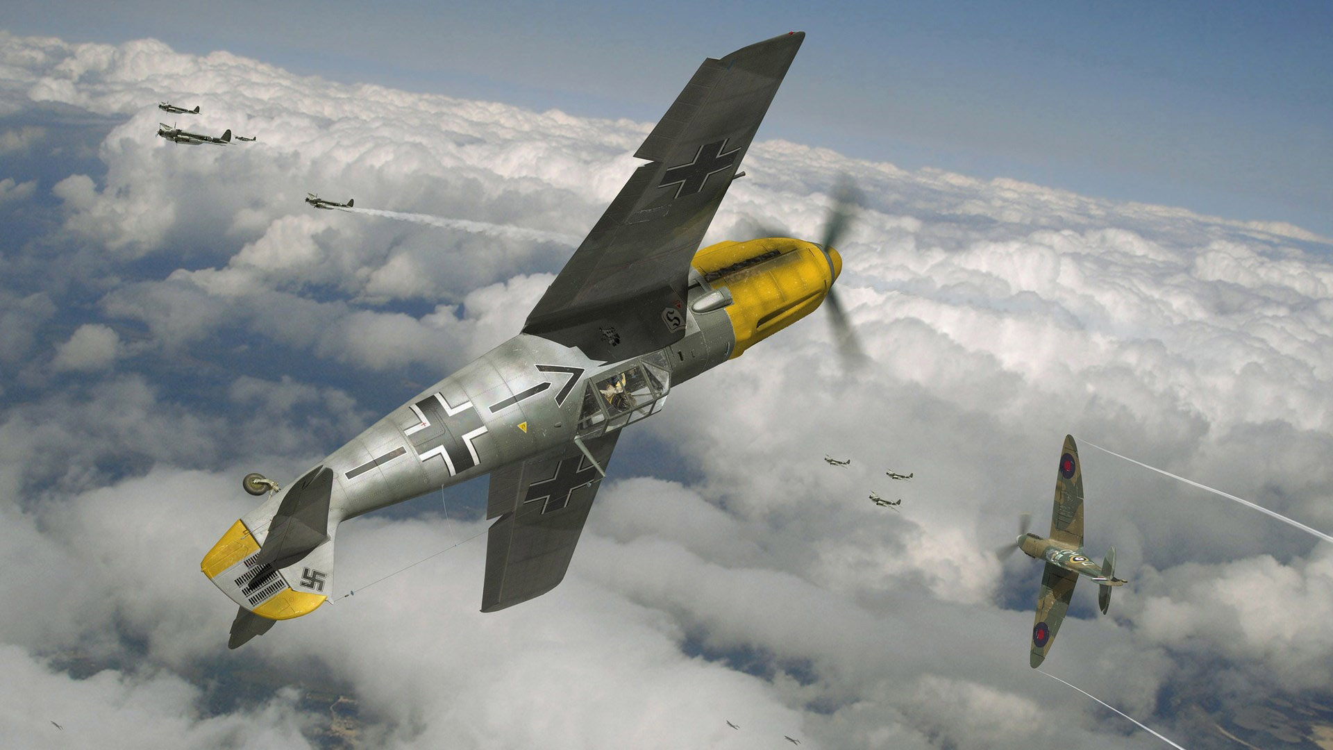 Handy-Wallpaper Flugzeuge, Computerspiele, Microsoft Combat Flight Simulator kostenlos herunterladen.