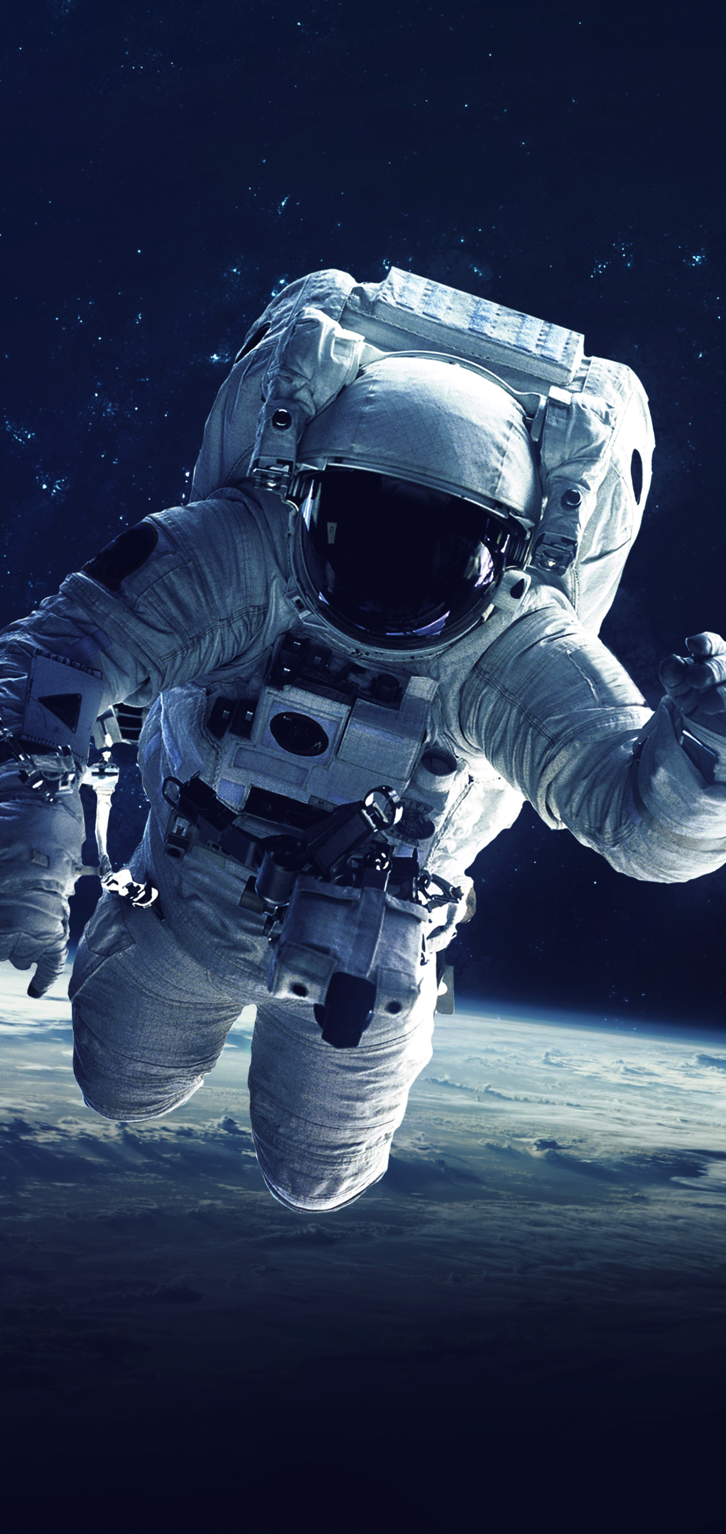 Download mobile wallpaper Sci Fi, Astronaut, Planetary Ring for free.