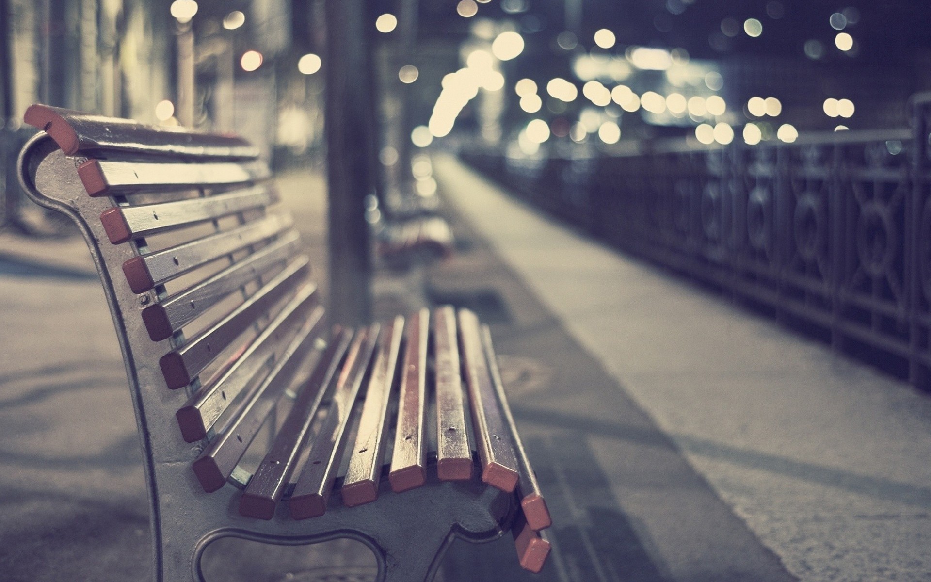 Free download wallpaper Cityscape, Bench, Man Made on your PC desktop