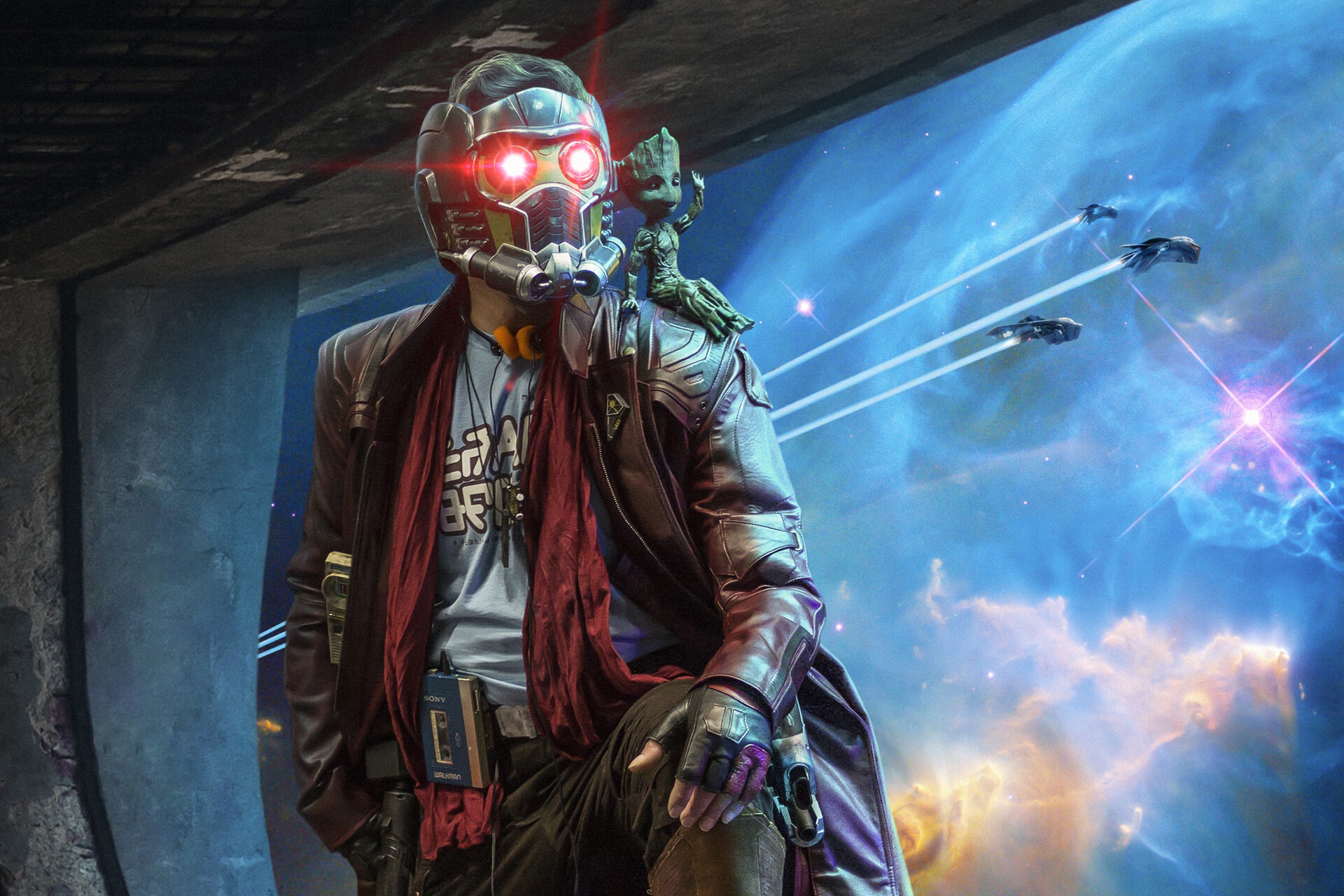 Free download wallpaper Comics, Guardians Of The Galaxy, Star Lord, Groot on your PC desktop