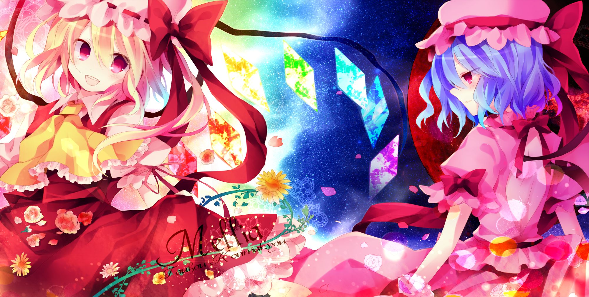 Free download wallpaper Anime, Remilia Scarlet, Flandre Scarlet, Touhou on your PC desktop