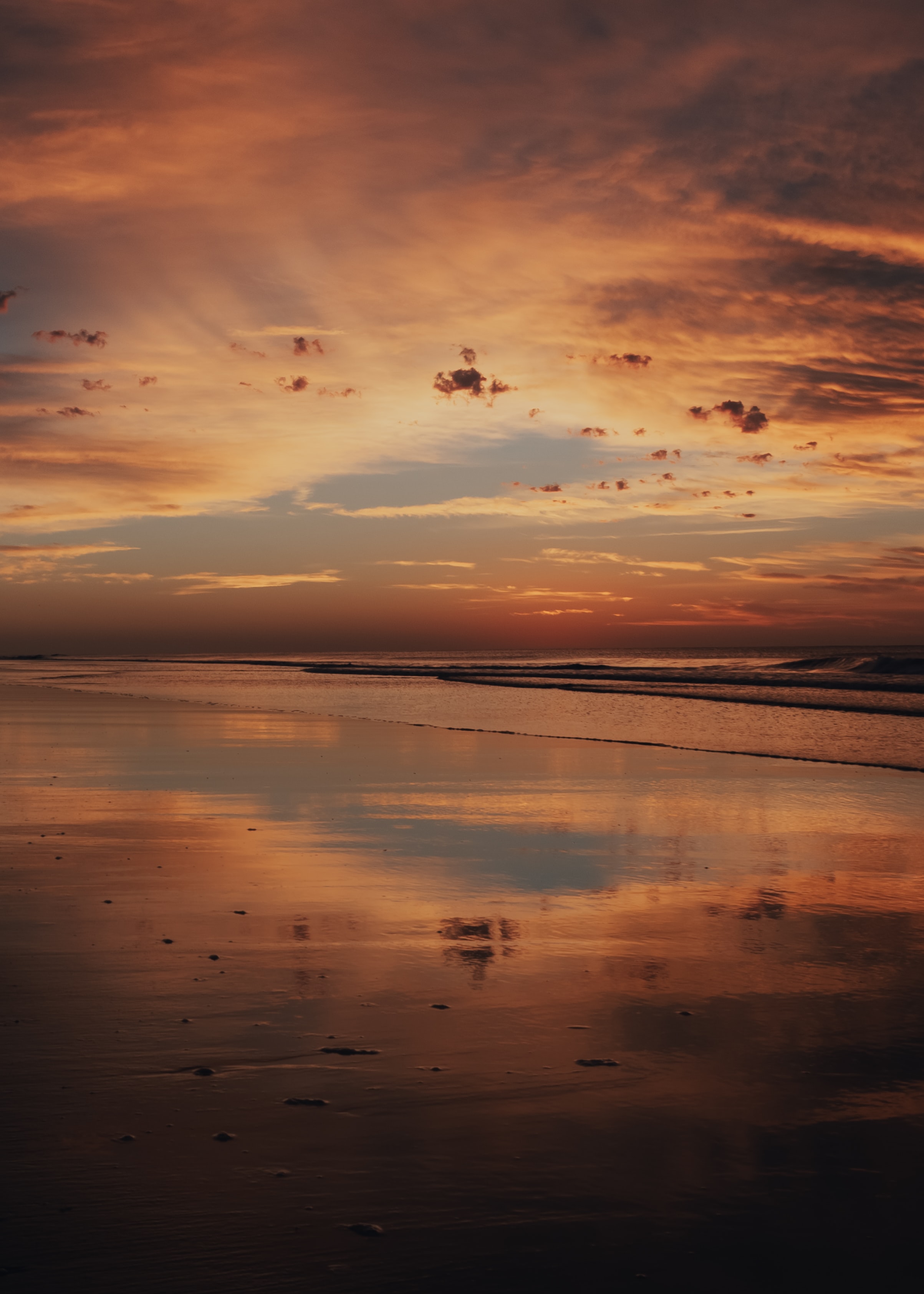 Laden Sie das Natur, Wasser, Sunset, Reflexion, Ufer, Bank, Landschaft-Bild kostenlos auf Ihren PC-Desktop herunter