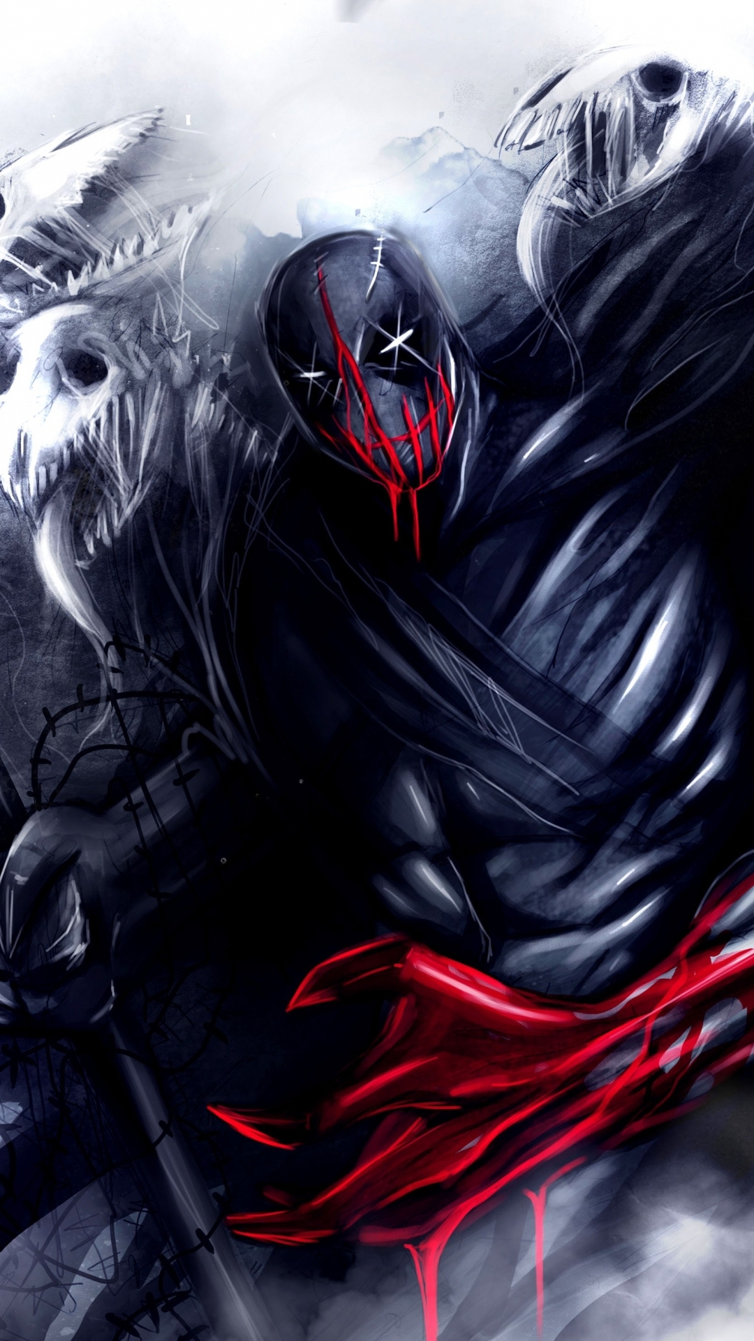 Download mobile wallpaper Dark, Demon for free.