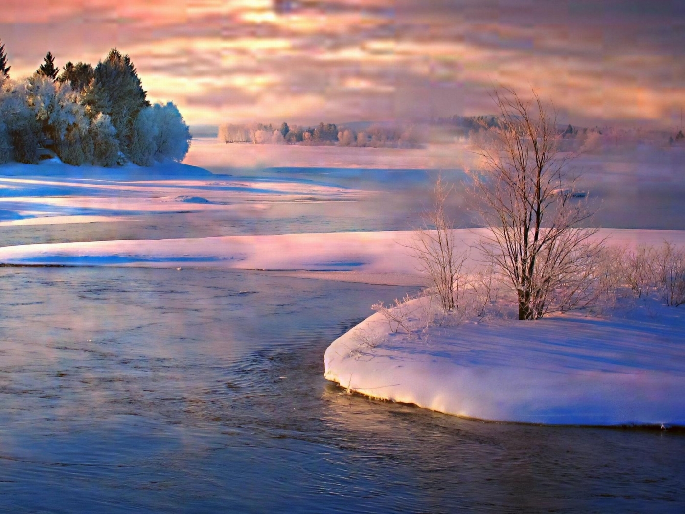 PCデスクトップに風景, 冬, 自然画像を無料でダウンロード