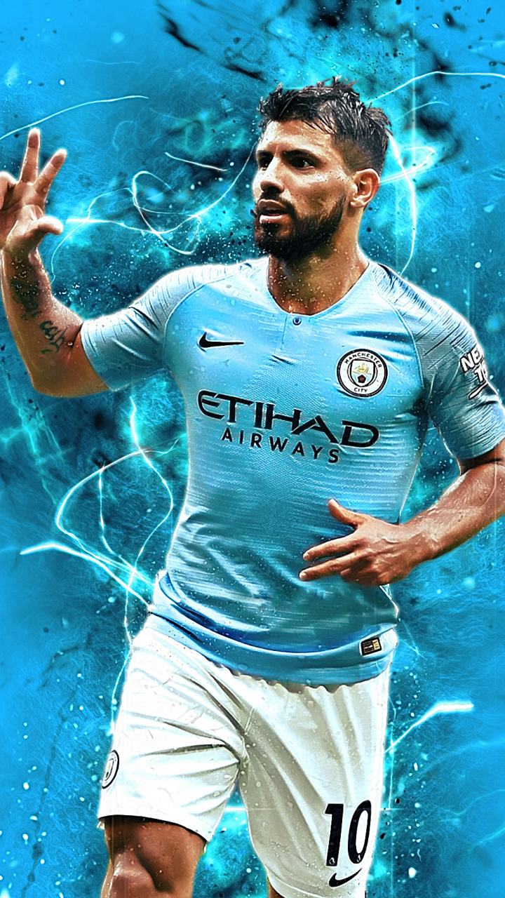 Download mobile wallpaper Sports, Soccer, Manchester City F C, Sergio Agüero, Argentinian for free.