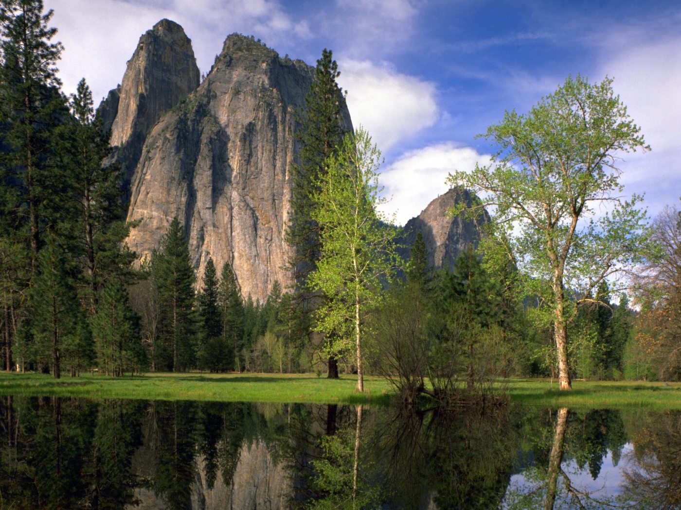 Free download wallpaper Landscape, Rivers, Trees, Mountains on your PC desktop
