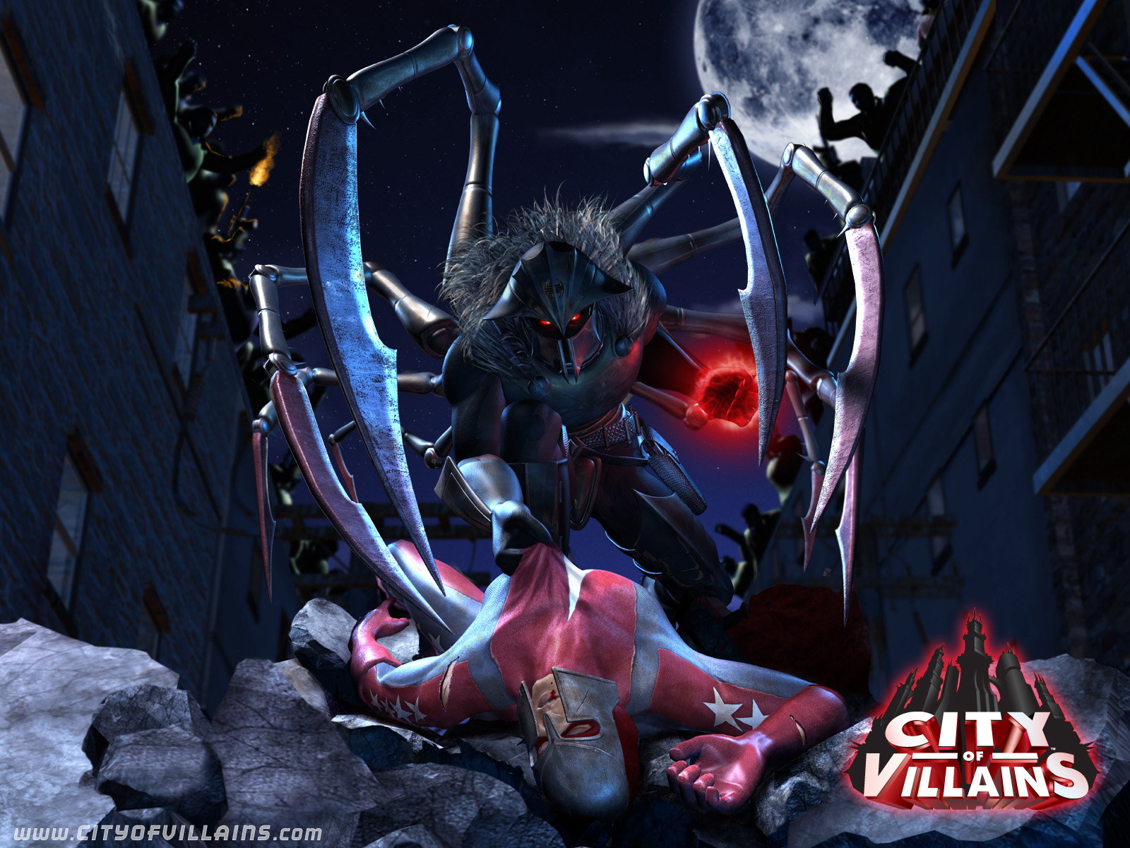 Laden Sie City Of Villains HD-Desktop-Hintergründe herunter