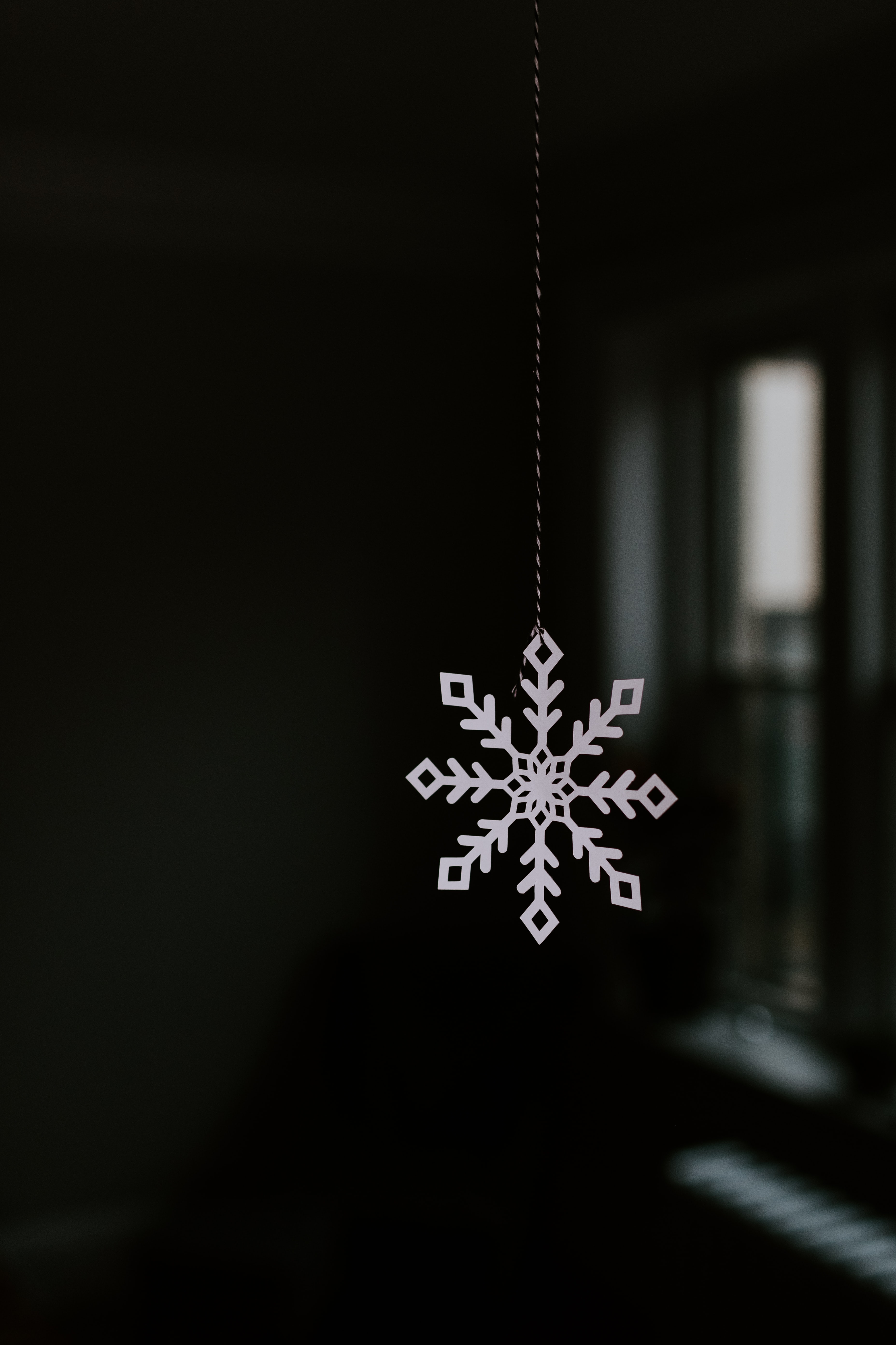 Download mobile wallpaper Christmas, Snowflake, Decoration, New Year, Holidays for free.