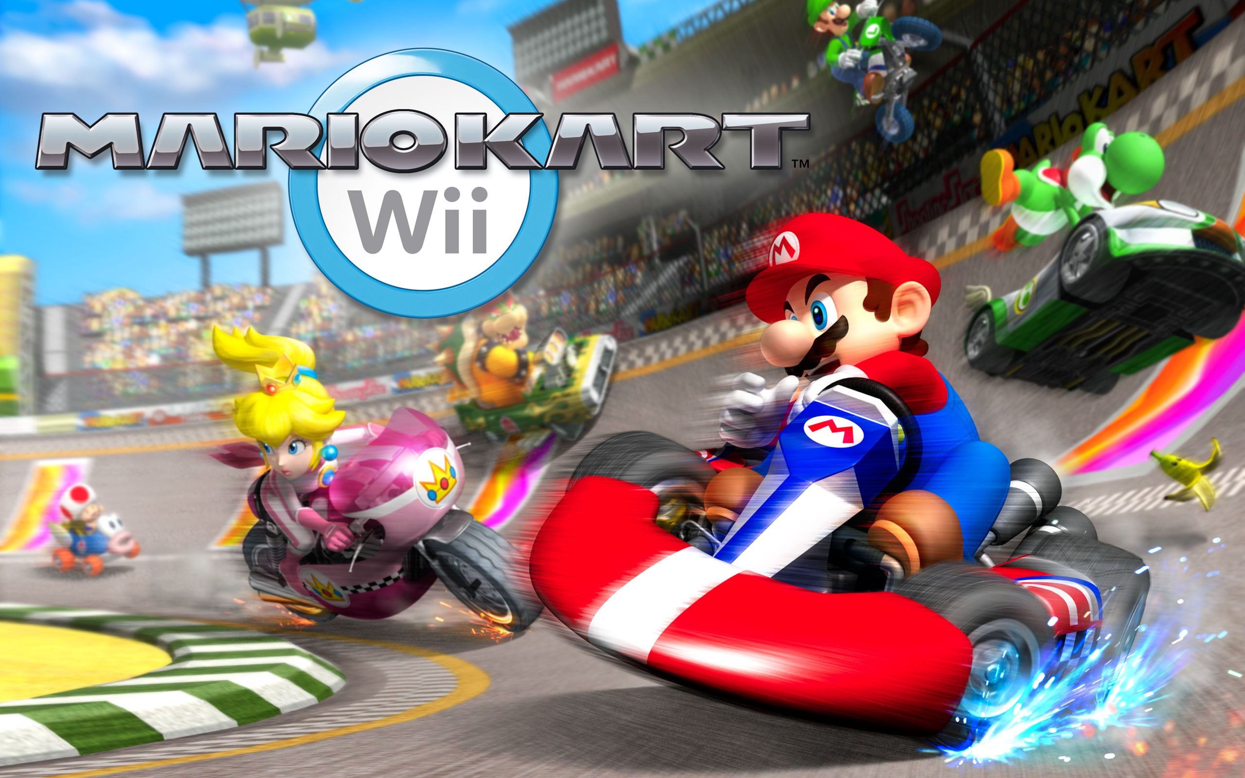 Завантажити шпалери Mario Kart Wii на телефон безкоштовно