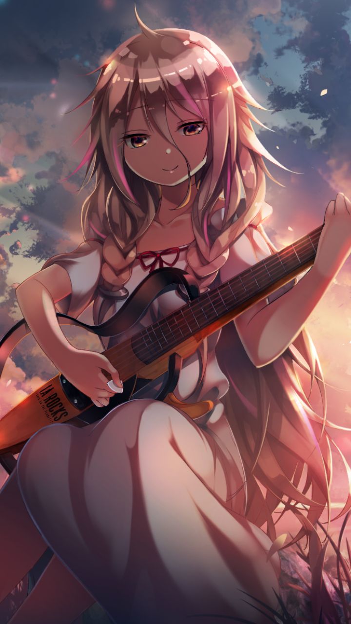 Download mobile wallpaper Anime, Sunset, Cloud, Vocaloid, Ia (Vocaloid) for free.