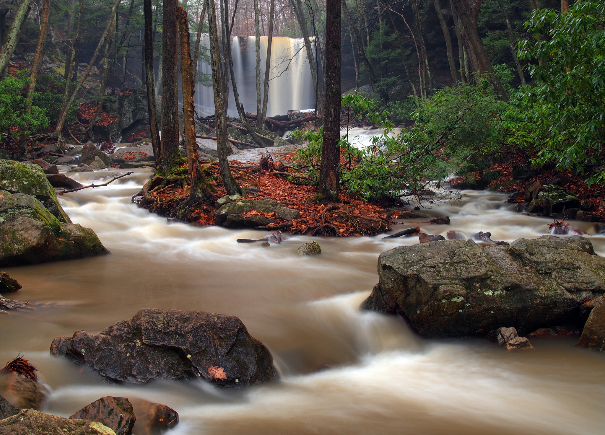Download mobile wallpaper Nature, Waterfalls, Waterfall, Earth, Foam, Stream for free.