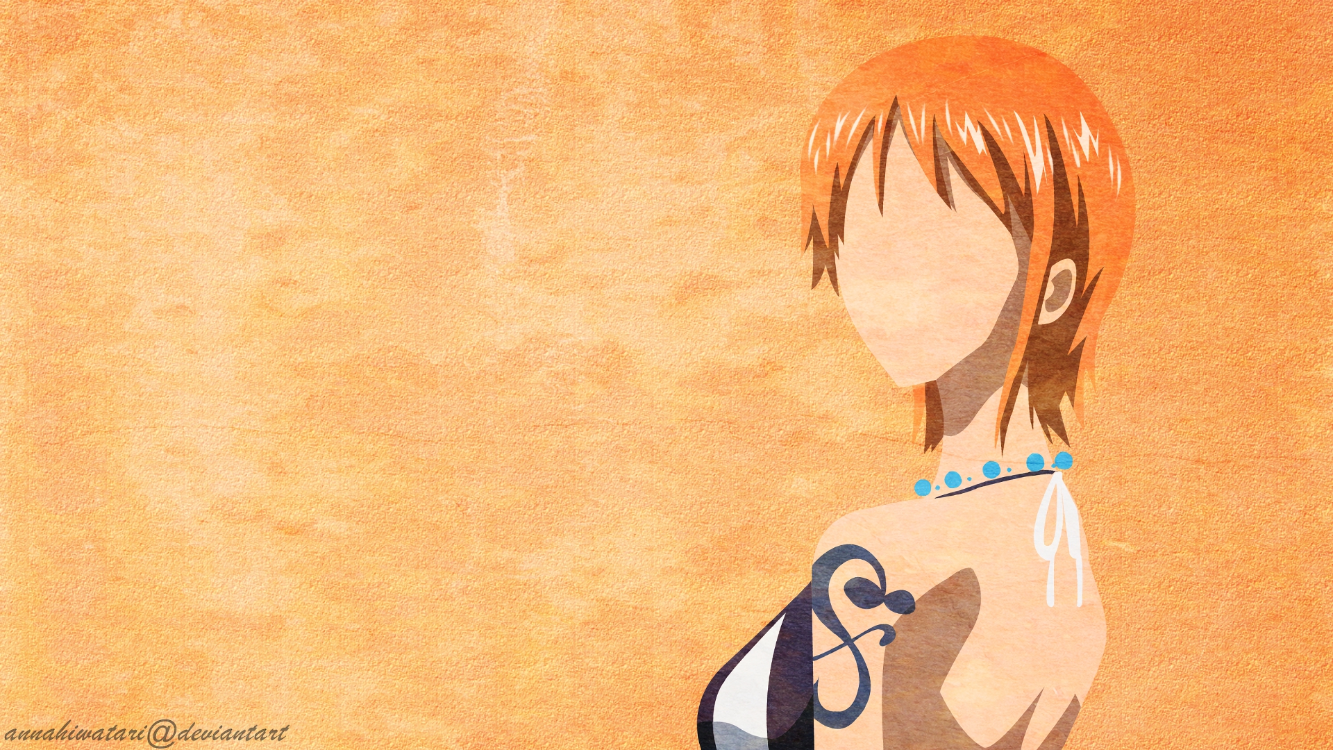 Download mobile wallpaper Anime, Minimalist, One Piece, Nami (One Piece) for free.