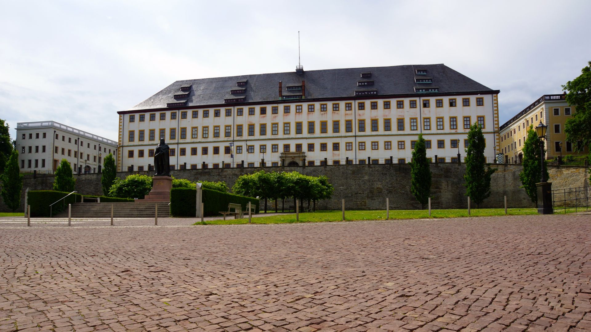 Laden Sie Schloss Friedenstein HD-Desktop-Hintergründe herunter