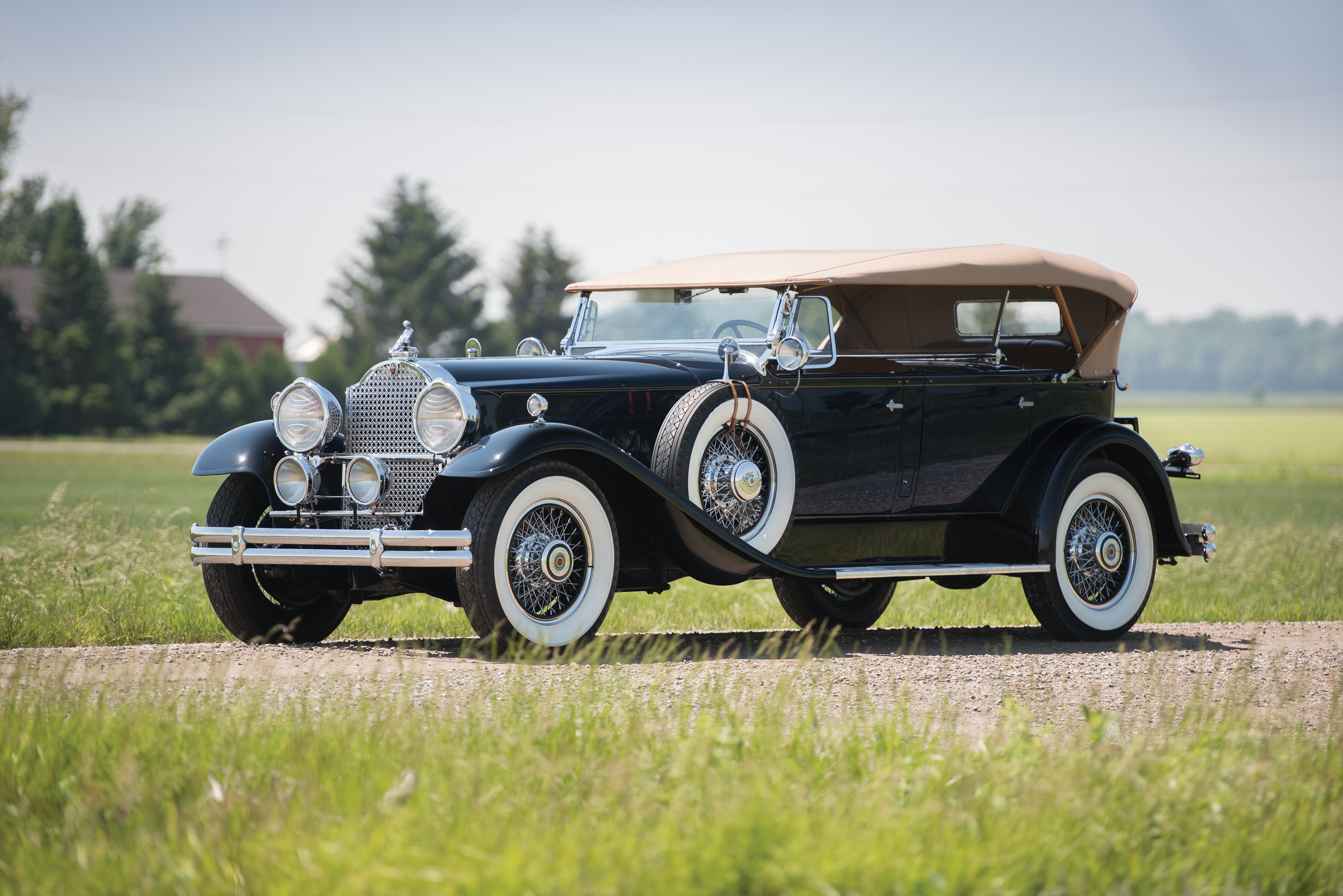 Download mobile wallpaper Vintage Car, Vehicles, Packard, Packard Deluxe Eight Sport Phaeton, 1930 Packard Deluxe Eight Sport Phaeton for free.