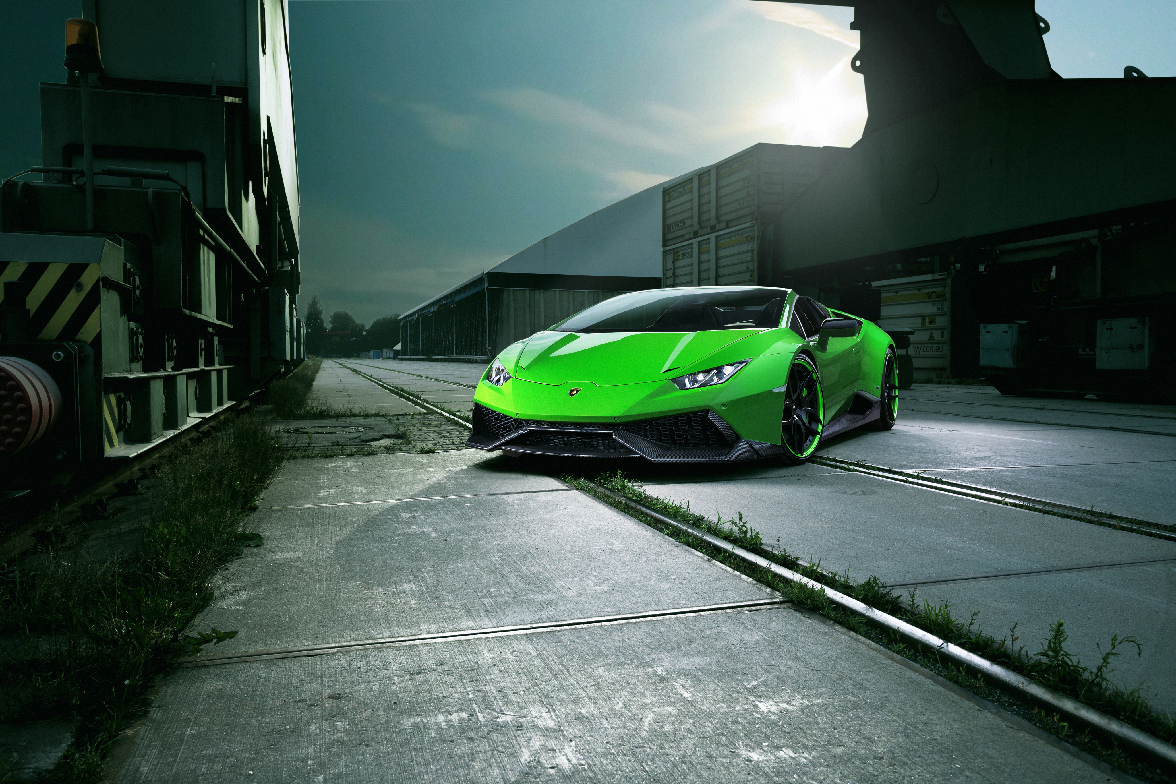 Free download wallpaper Lamborghini, Car, Supercar, Vehicles, Green Car, Lamborghini Huracán on your PC desktop