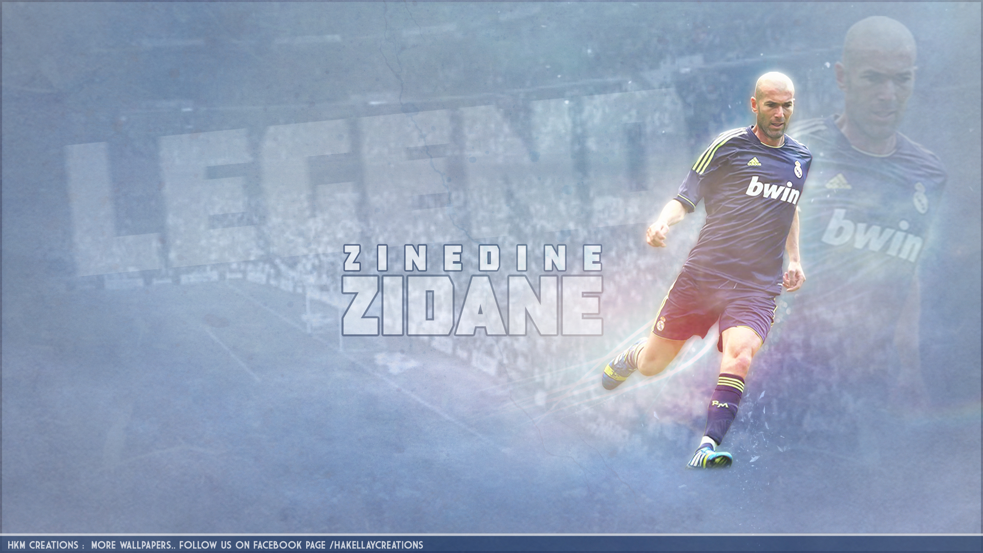 Download mobile wallpaper Sports, Soccer, Real Madrid C F, Zinedine Zidane for free.