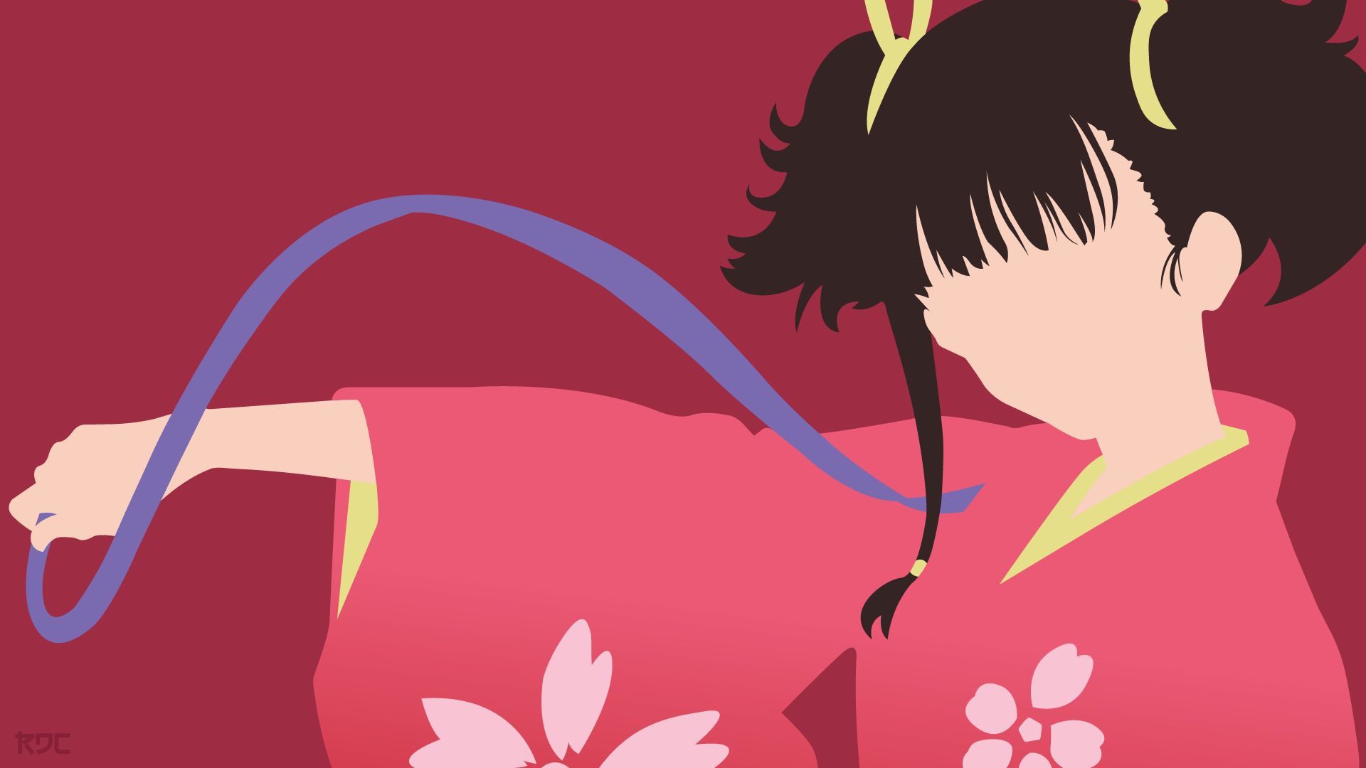 Free download wallpaper Anime, Minimalist, Mumei (Kabaneri Of The Iron Fortress), Kabaneri Of The Iron Fortress on your PC desktop