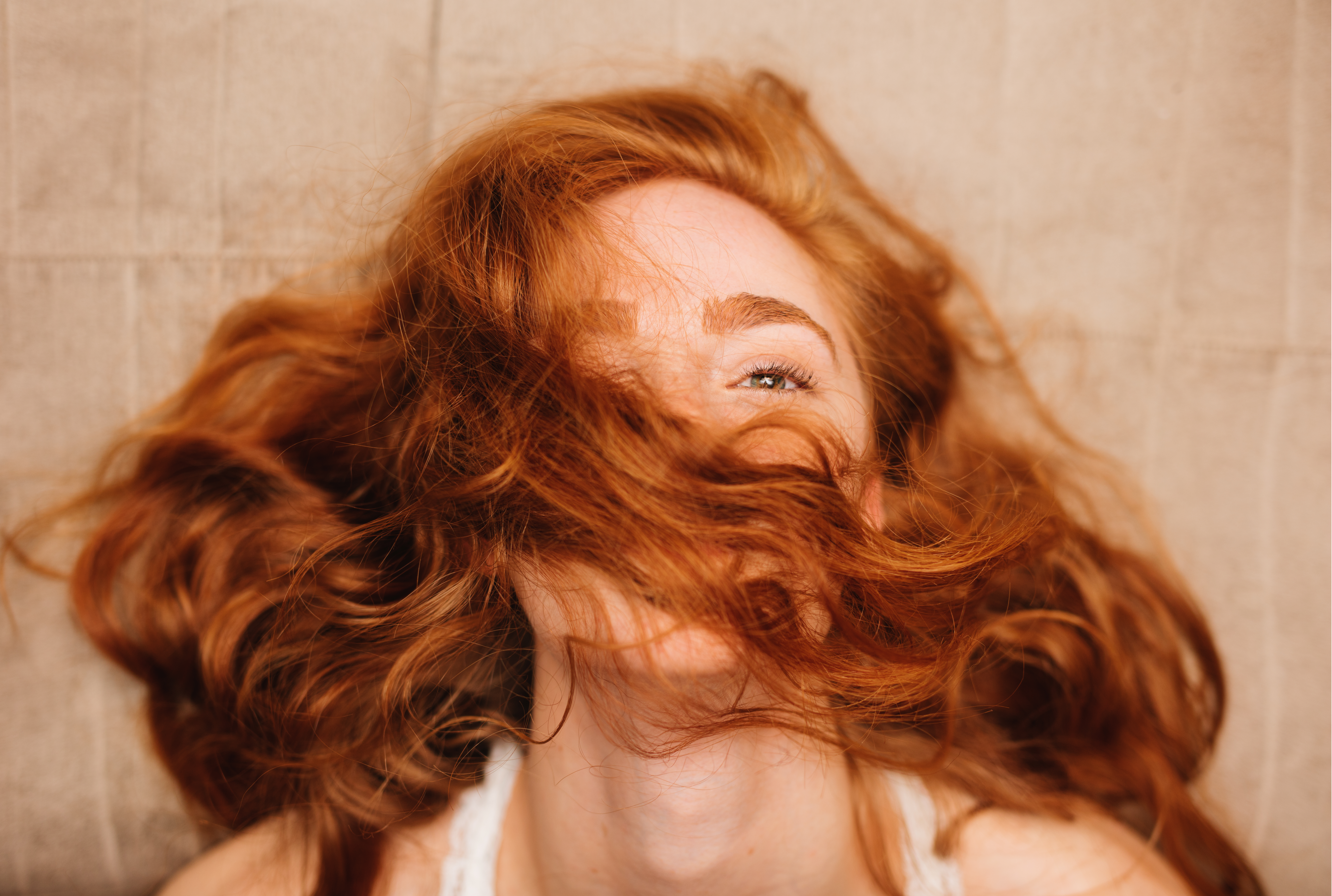 Download mobile wallpaper Redhead, Hair, Face, Model, Women for free.