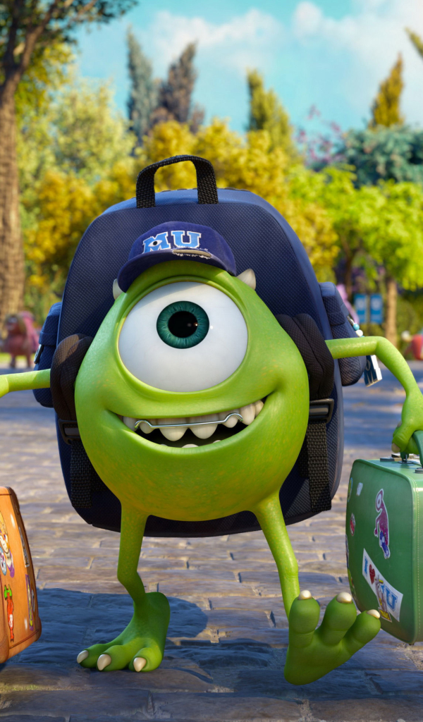 Download mobile wallpaper Movie, Monsters University, Mike Wazowski for free.
