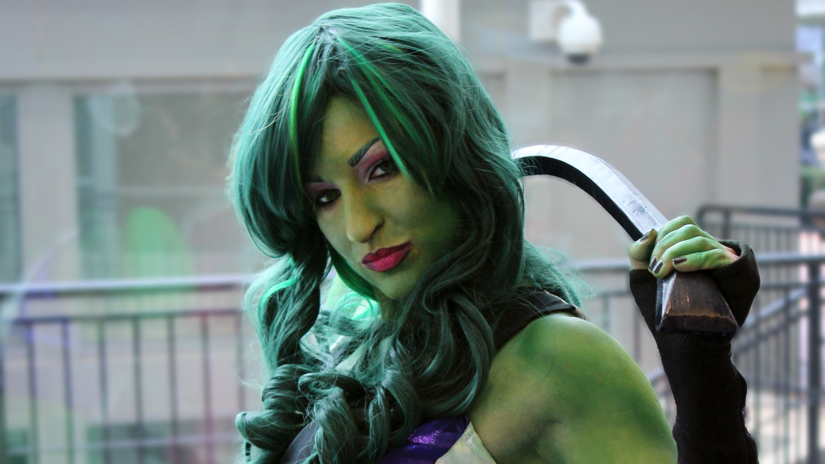Descarga gratuita de fondo de pantalla para móvil de Mujeres, Cosplay, Ella Hulk.