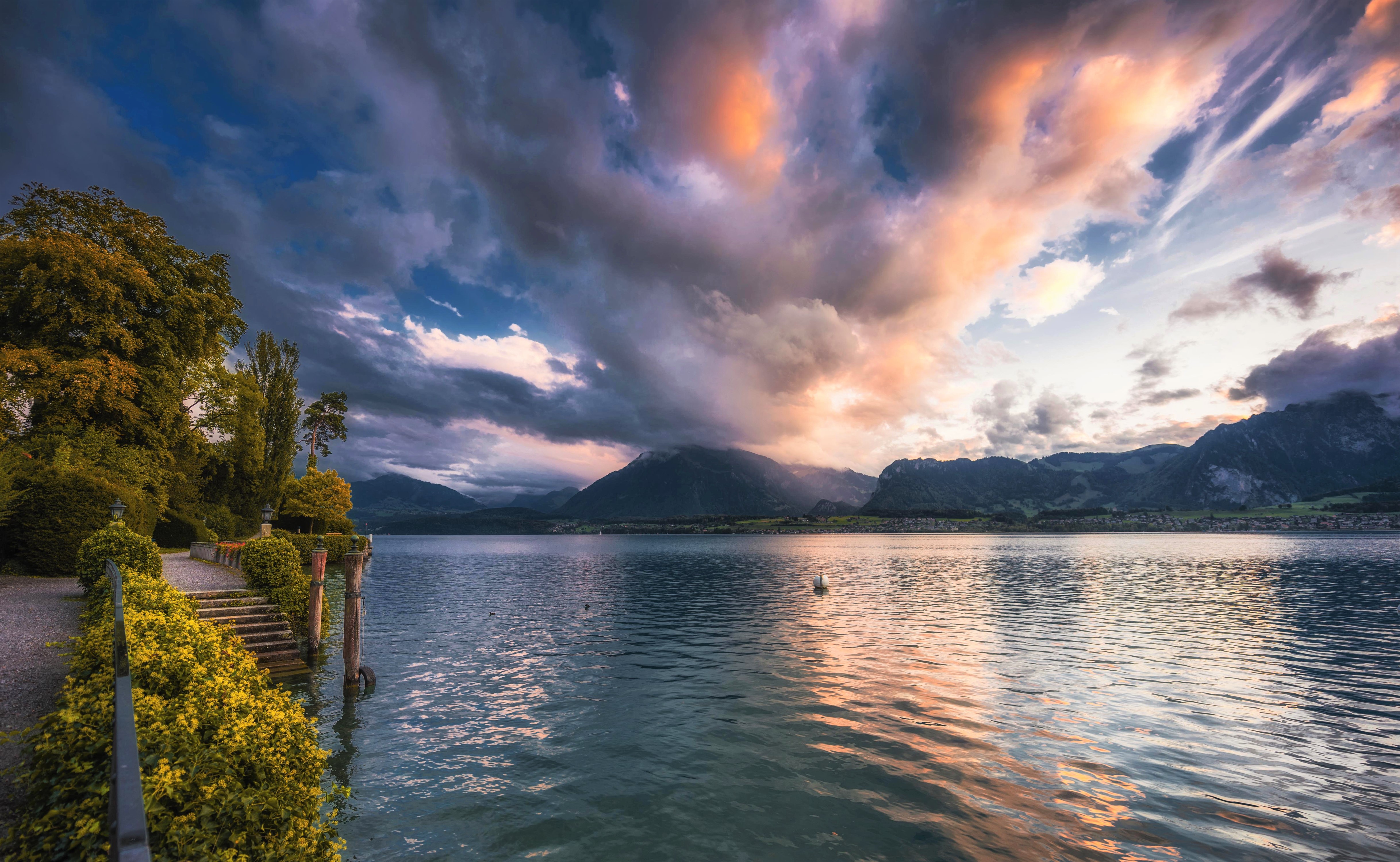 Laden Sie das Seen, See, Baum, Gebirge, Wolke, Fotografie, Himmel-Bild kostenlos auf Ihren PC-Desktop herunter