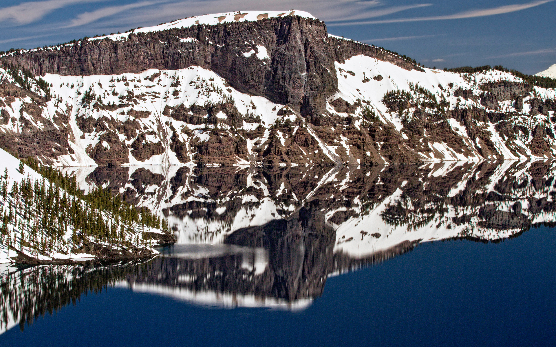 Download mobile wallpaper Landscape, Mountain, Reflection, Earth, Scenic for free.