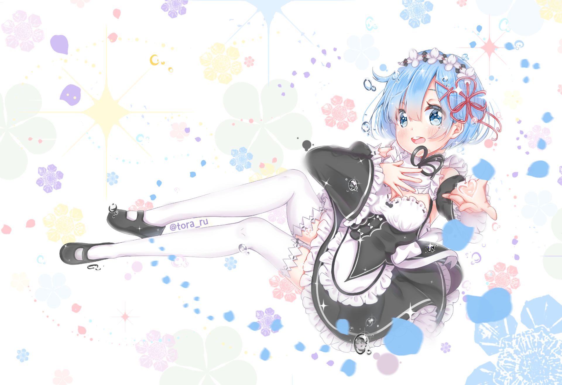 Handy-Wallpaper Animes, Re:zero Das Leben In Einer Anderen Welt Beginnen, Rem (Re: Null) kostenlos herunterladen.