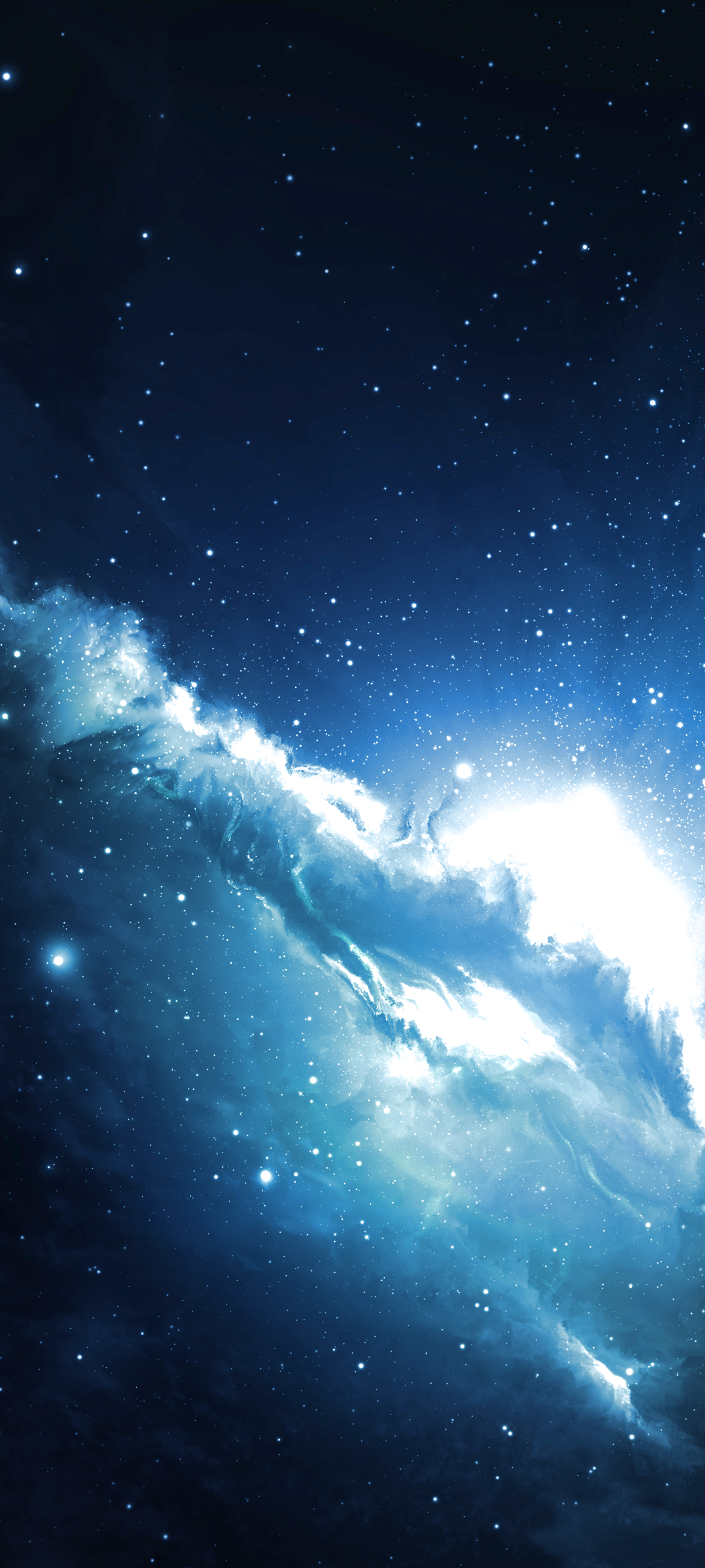 Скачать картинку Космос, Синий, Туманность, Пространство, Научная Фантастика в телефон бесплатно.