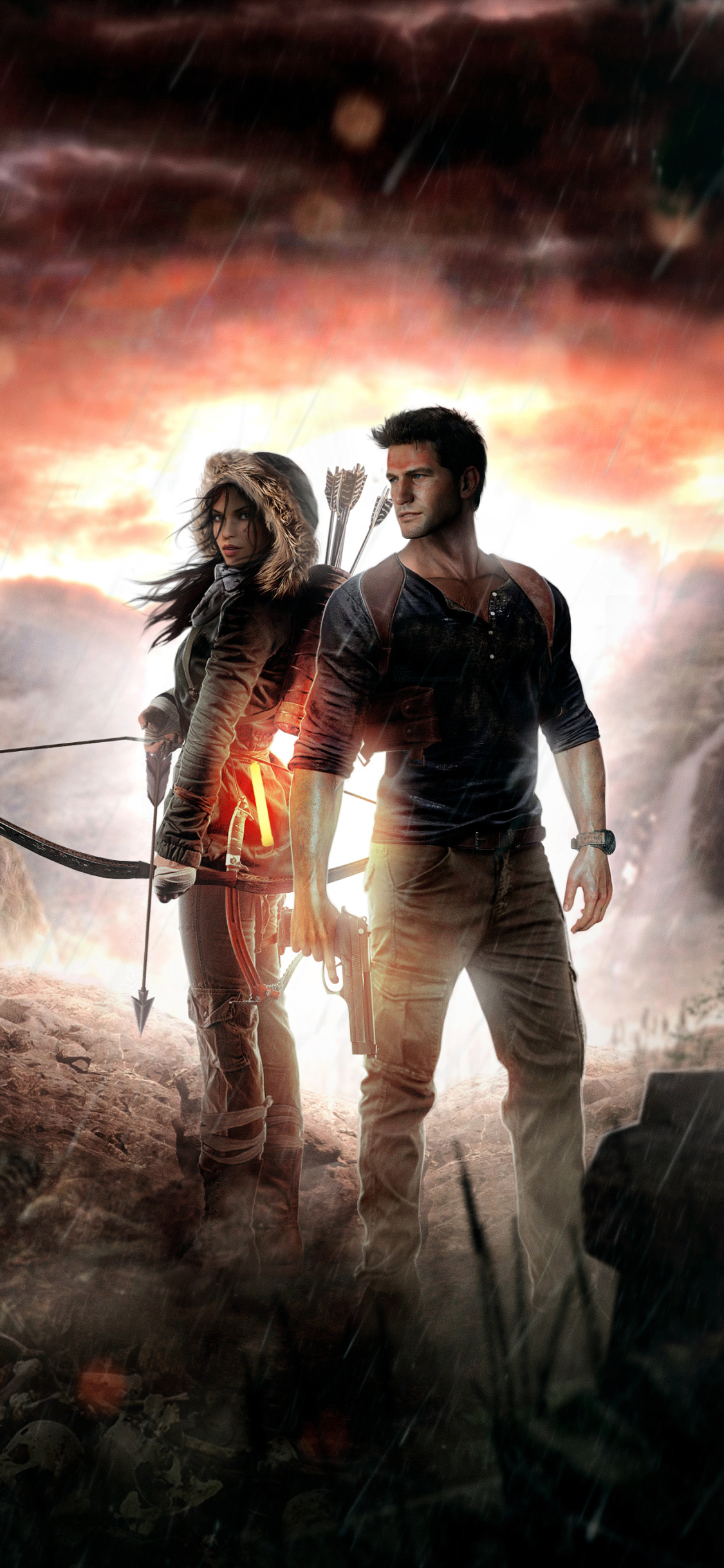 Baixar papel de parede para celular de Tomb Raider, Cruzamento, Desconhecido, Videogame, Lara Croft, Uncharted Fora Do Mapa gratuito.