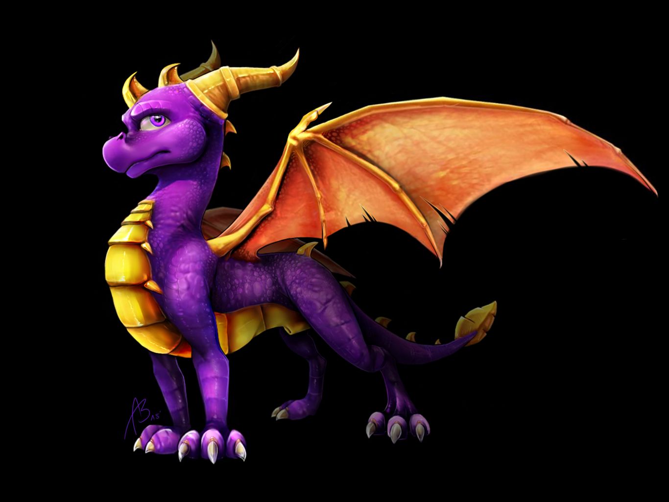Laden Sie das Computerspiele, Spyro (Charakter), Spyro The Dragon-Bild kostenlos auf Ihren PC-Desktop herunter
