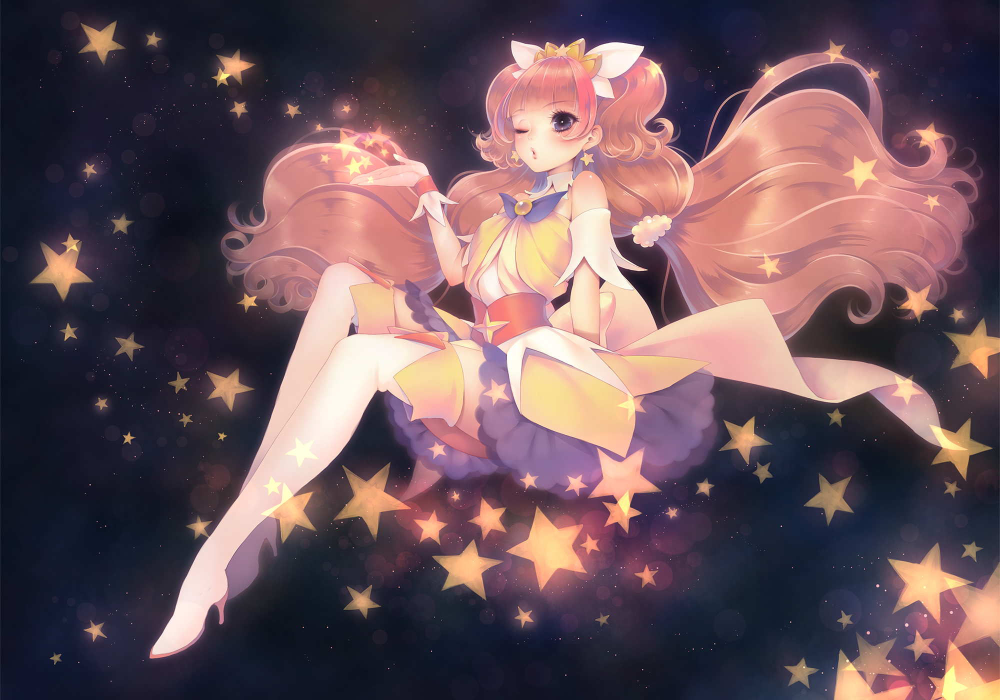Laden Sie Gehen! Prinzessin Pretty Cure HD-Desktop-Hintergründe herunter