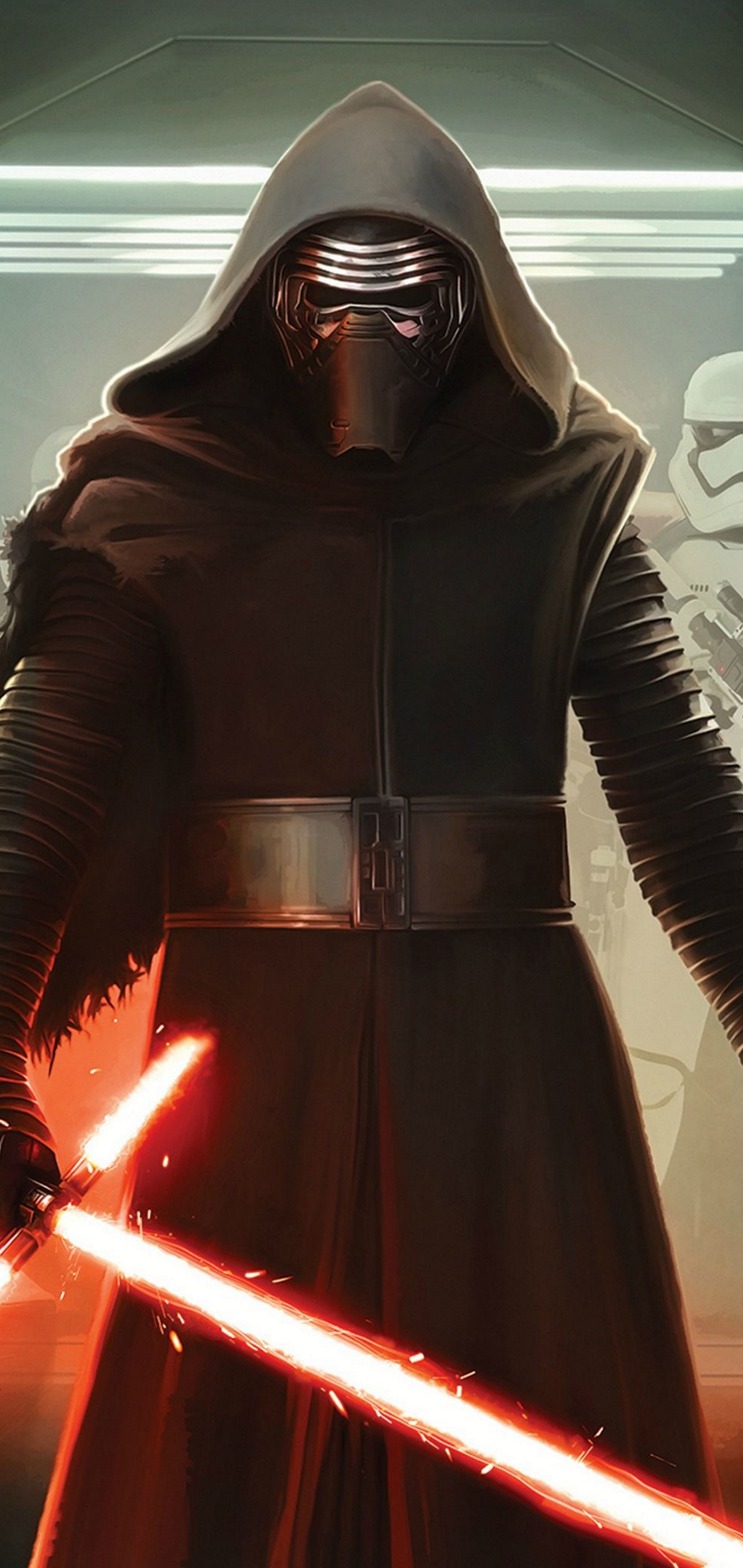 Download mobile wallpaper Star Wars, Lightsaber, Movie, Star Wars Episode Vii: The Force Awakens, Kylo Ren for free.