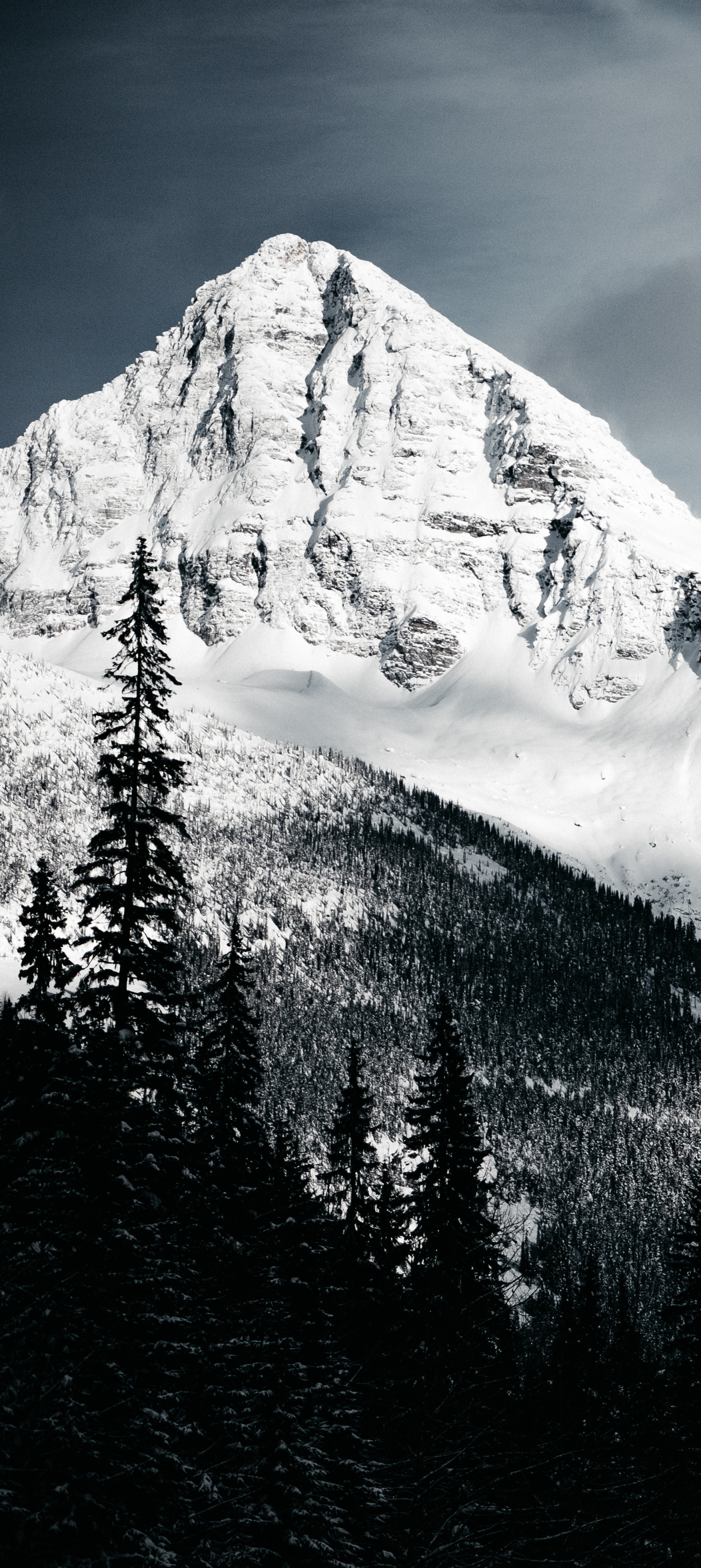 Free download wallpaper Nature, Mountains, Mountain, Peak, Earth, Black & White on your PC desktop