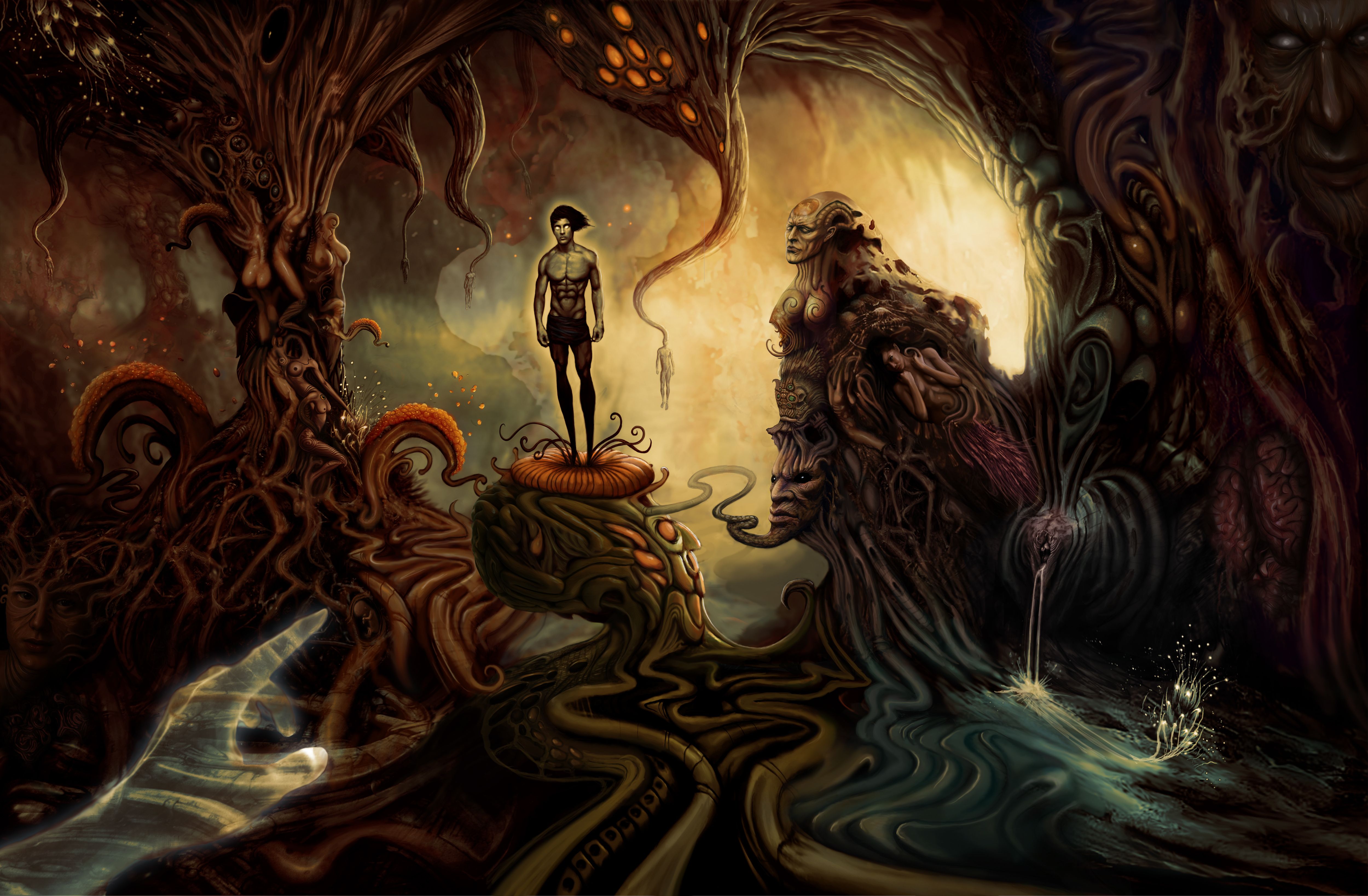 Laden Sie das Fantasie, Dunkel, Höhle, Magisch, Abenteuer-Bild kostenlos auf Ihren PC-Desktop herunter