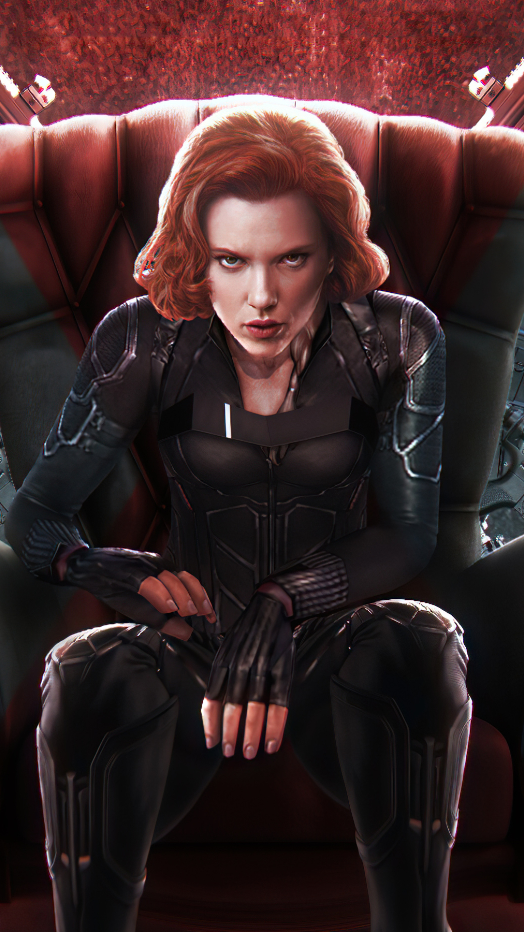 Descarga gratuita de fondo de pantalla para móvil de Scarlett Johansson, Pelirrojo, Películas, Cabello Corto, Viuda Negra, Natasha Romanoff.