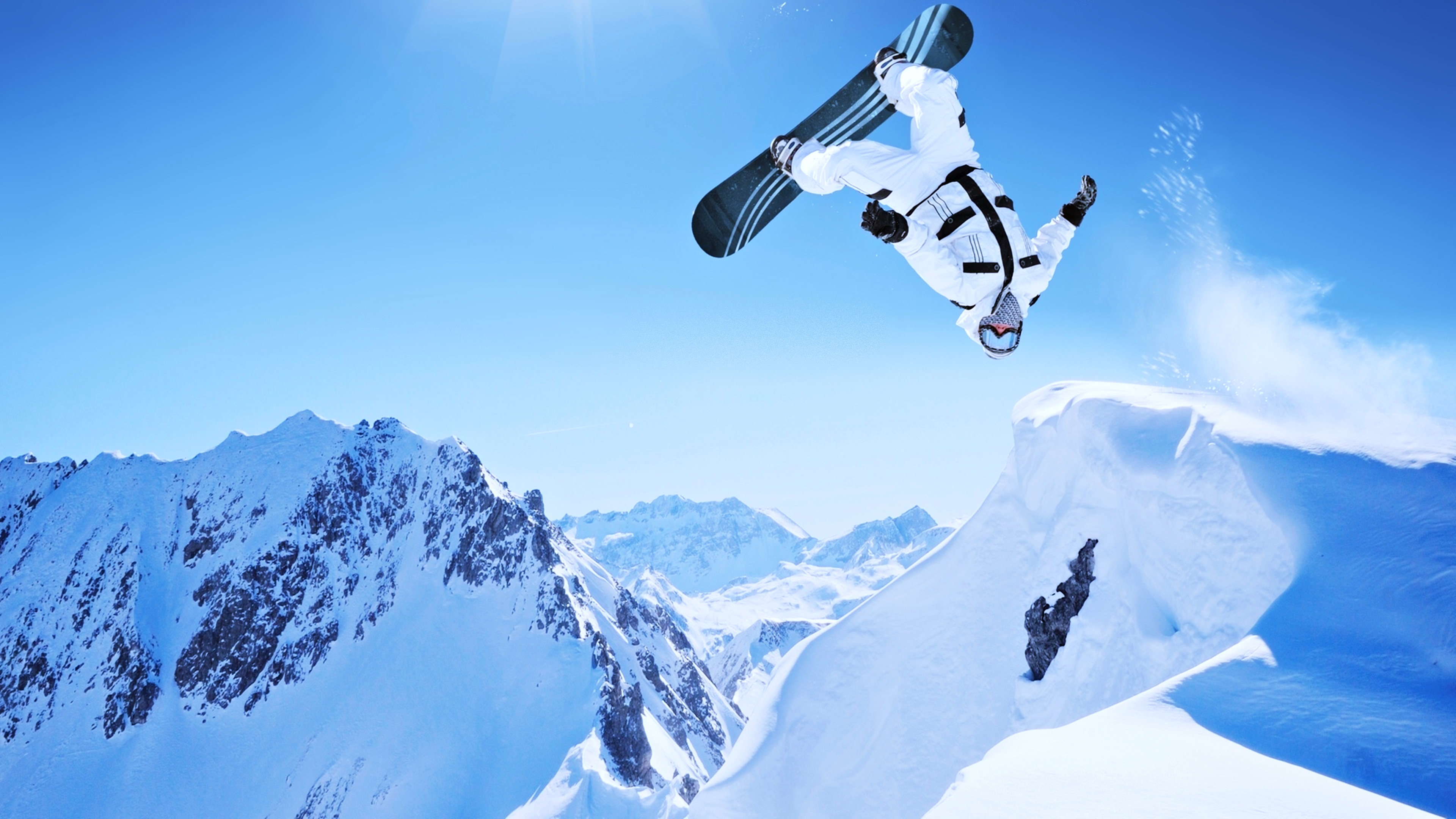 Download mobile wallpaper Sports, Winter, Snow, Snowboarding for free.