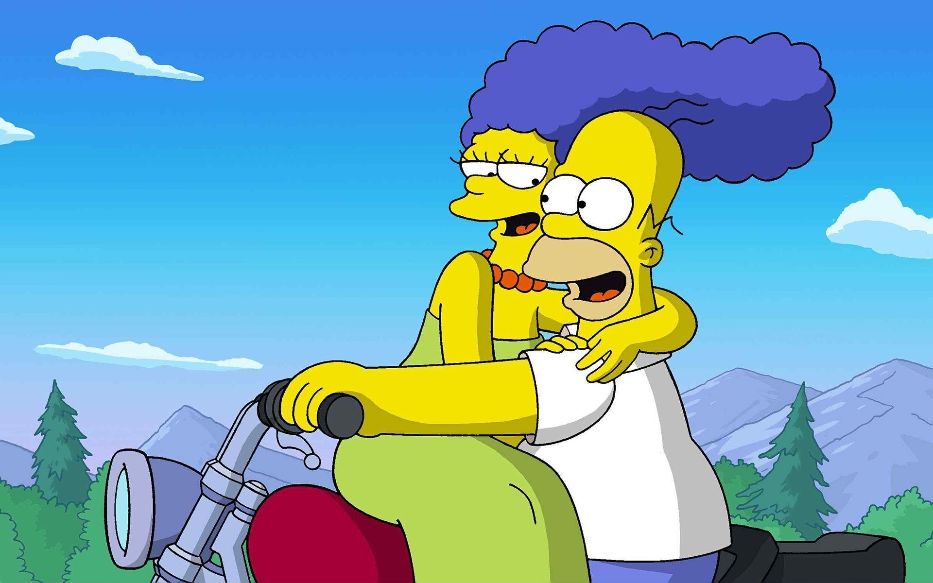 Baixar papel de parede para celular de Os Simpsons, Homer Simpson, Marge Simpson, Programa De Tv gratuito.