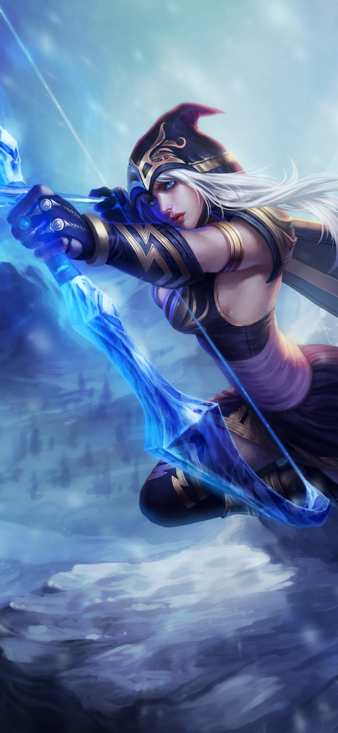 Descarga gratuita de fondo de pantalla para móvil de League Of Legends, Videojuego, Ashe (Liga De Leyendas).