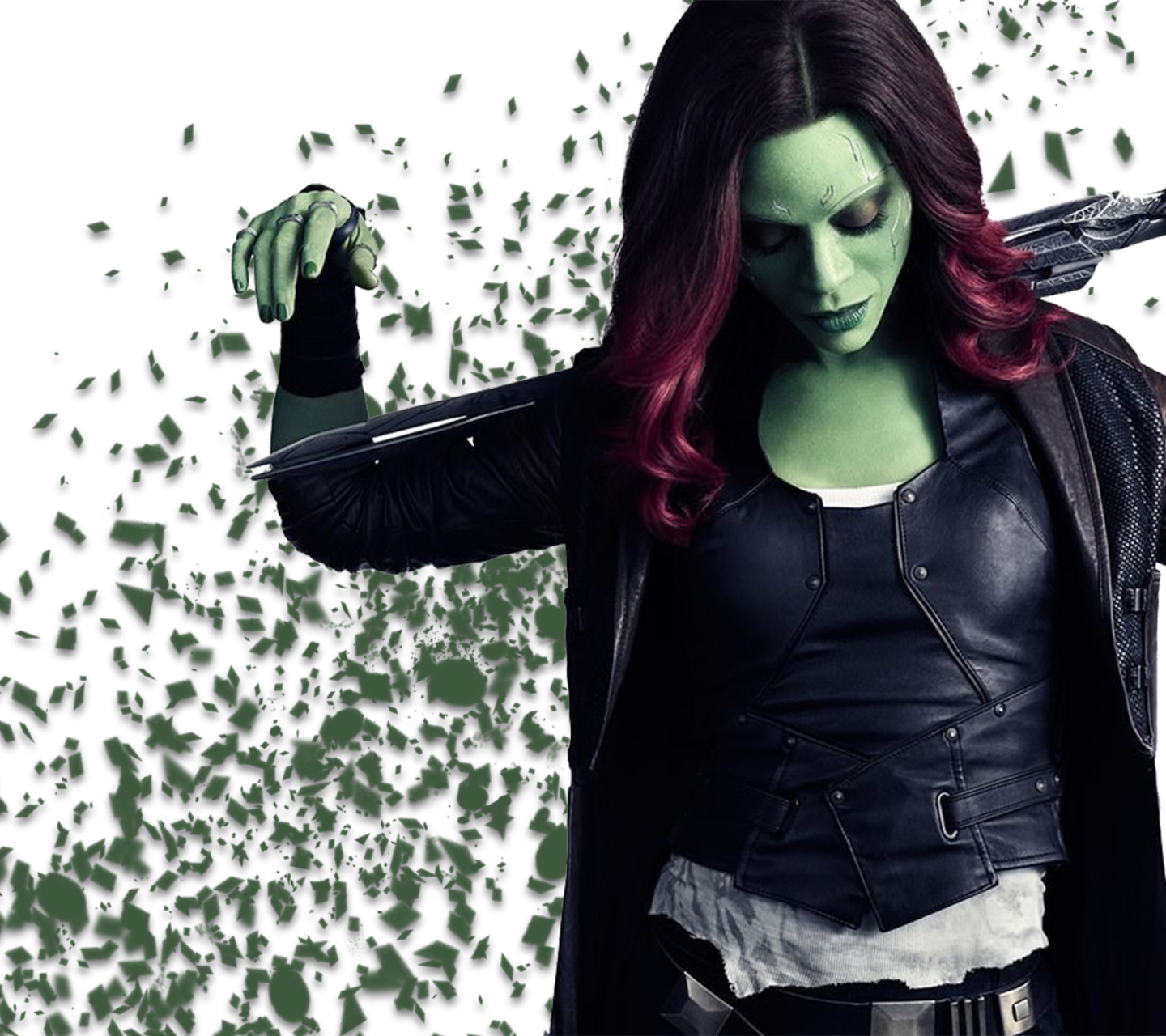 Baixar papel de parede para celular de Os Vingadores, Filme, Zoe Saldana, Gamora, Vingadores: Guerra Infinita gratuito.