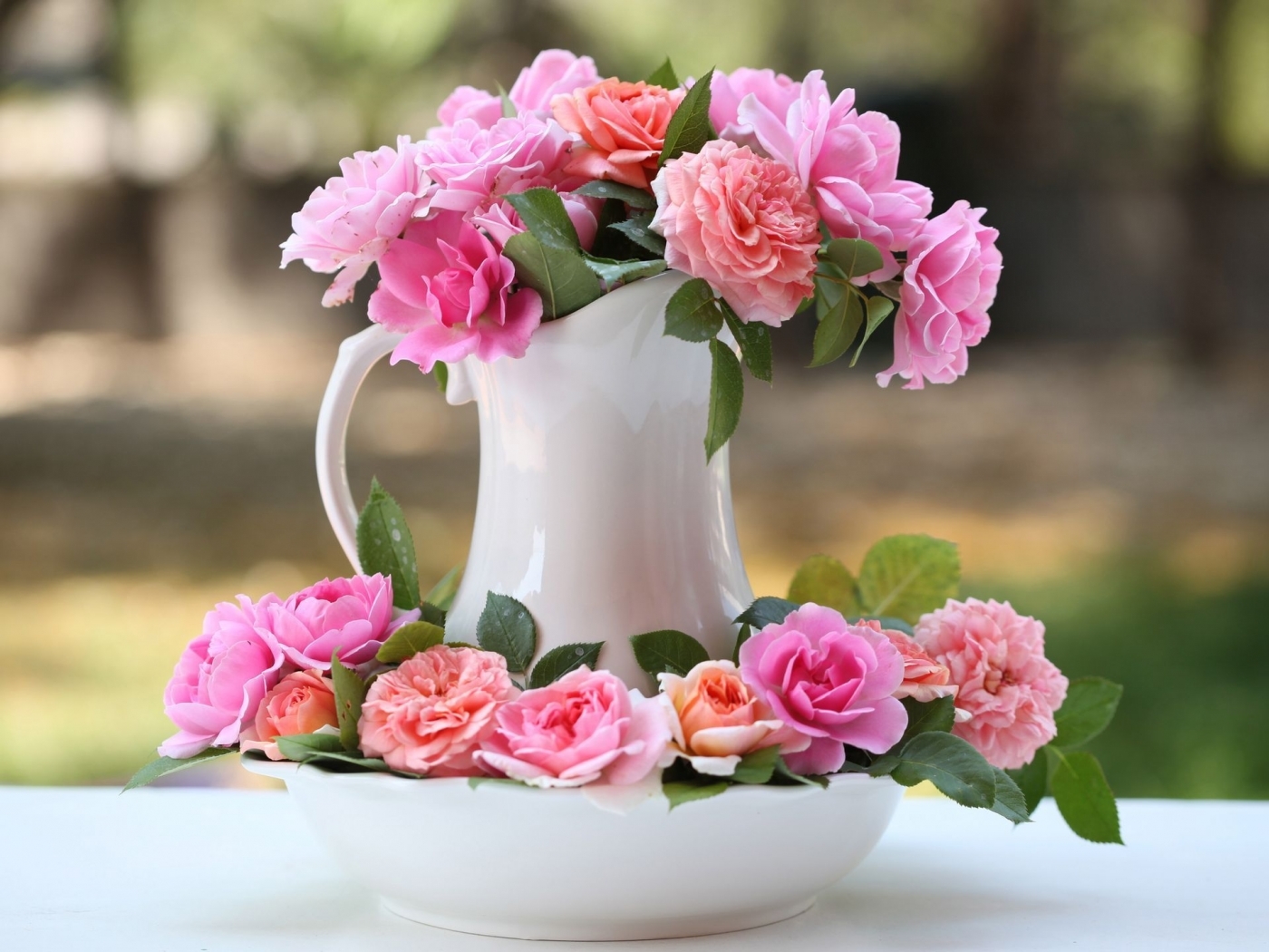 Скачать обои бесплатно Букеты, Цветы, Растения, Розы картинка на рабочий стол ПК