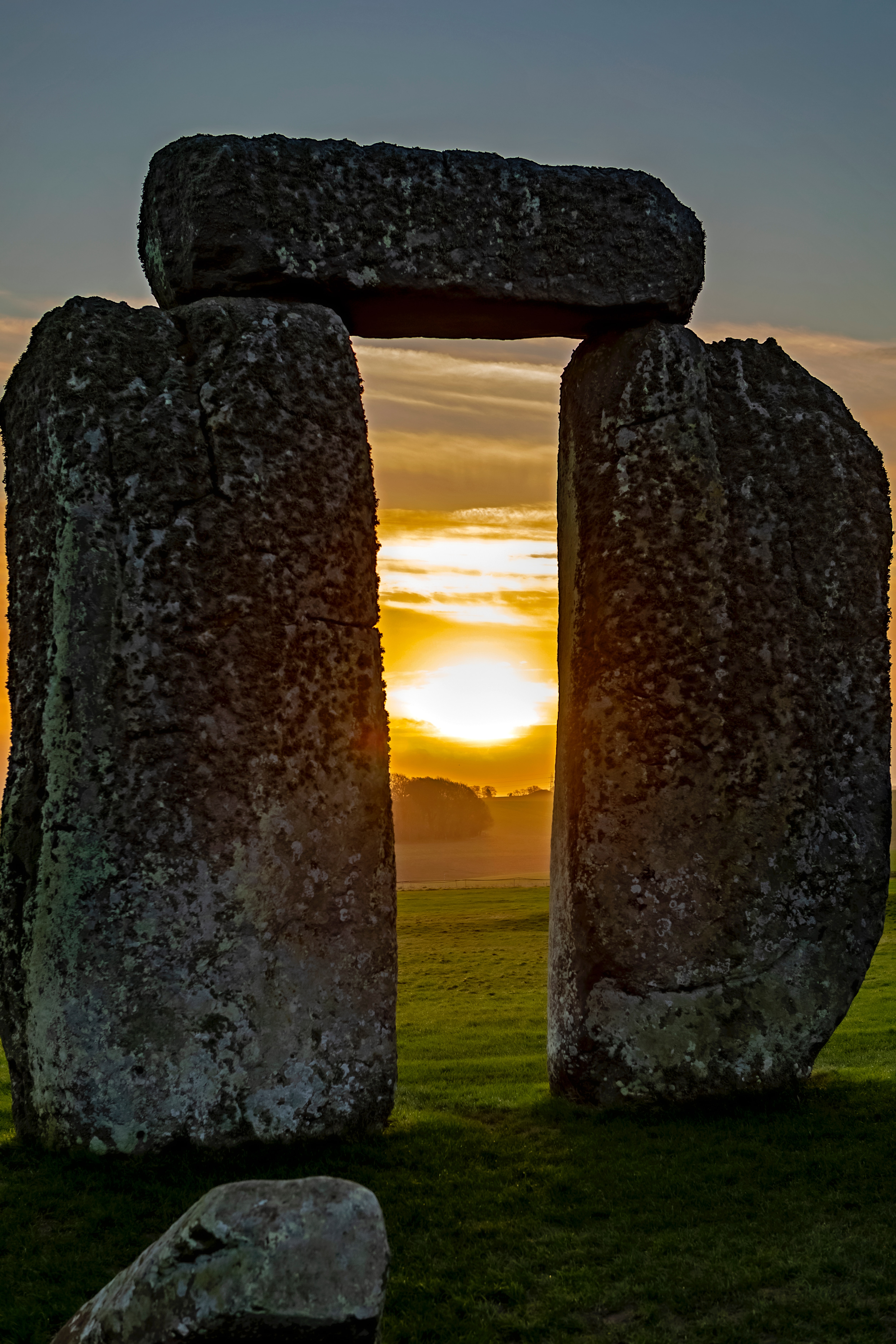 66599 Hintergrundbild herunterladen england, natur, sunset, stones, stonehenge, megalith - Bildschirmschoner und Bilder kostenlos