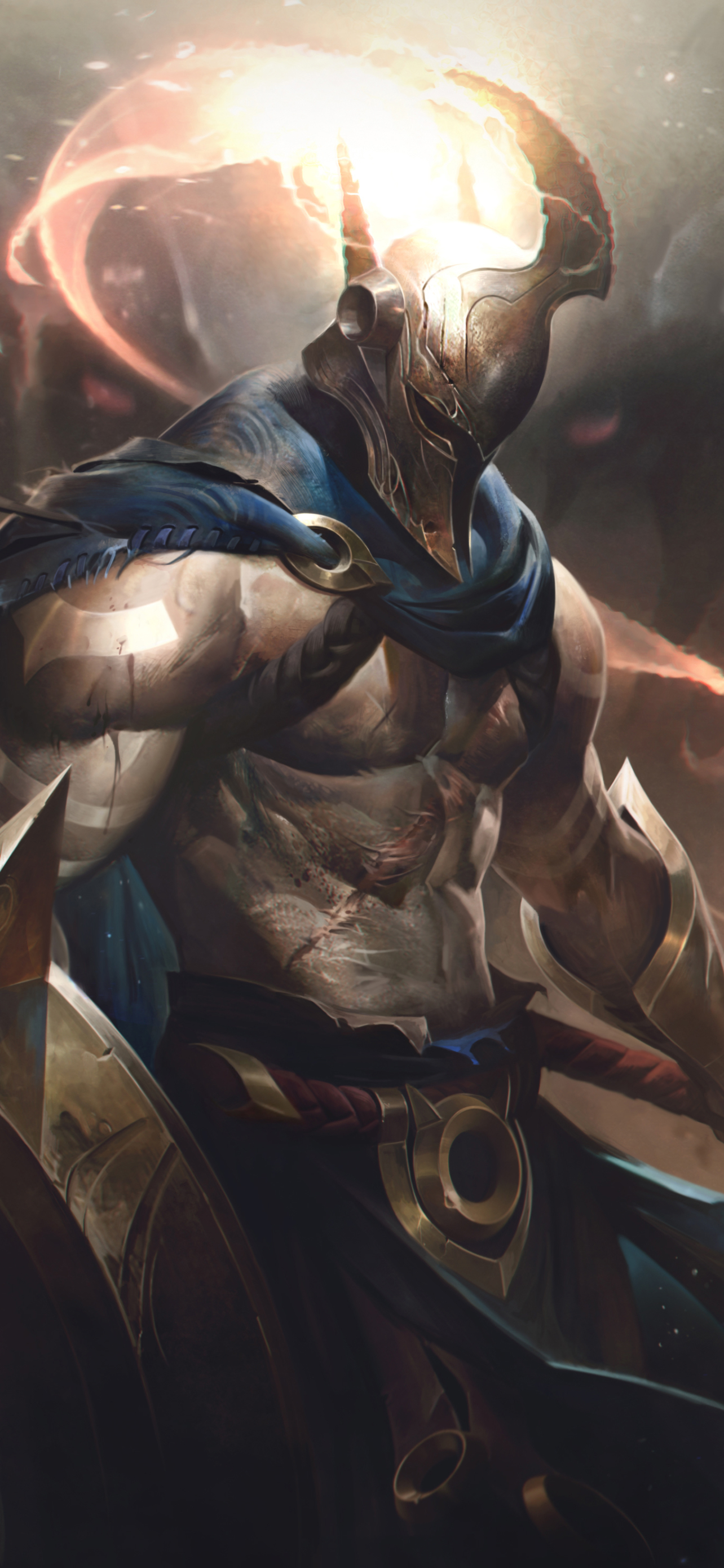 Download mobile wallpaper League Of Legends, Warrior, Video Game, Pantheon (League Of Legends) for free.