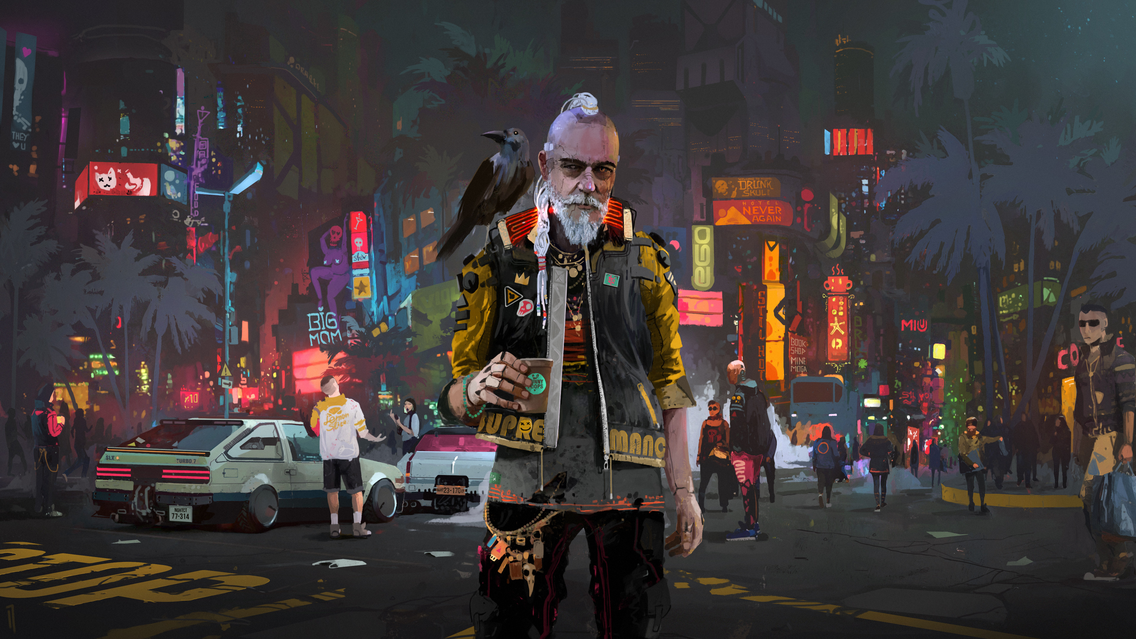 Handy-Wallpaper Computerspiele, Cyberpunk 2077 kostenlos herunterladen.