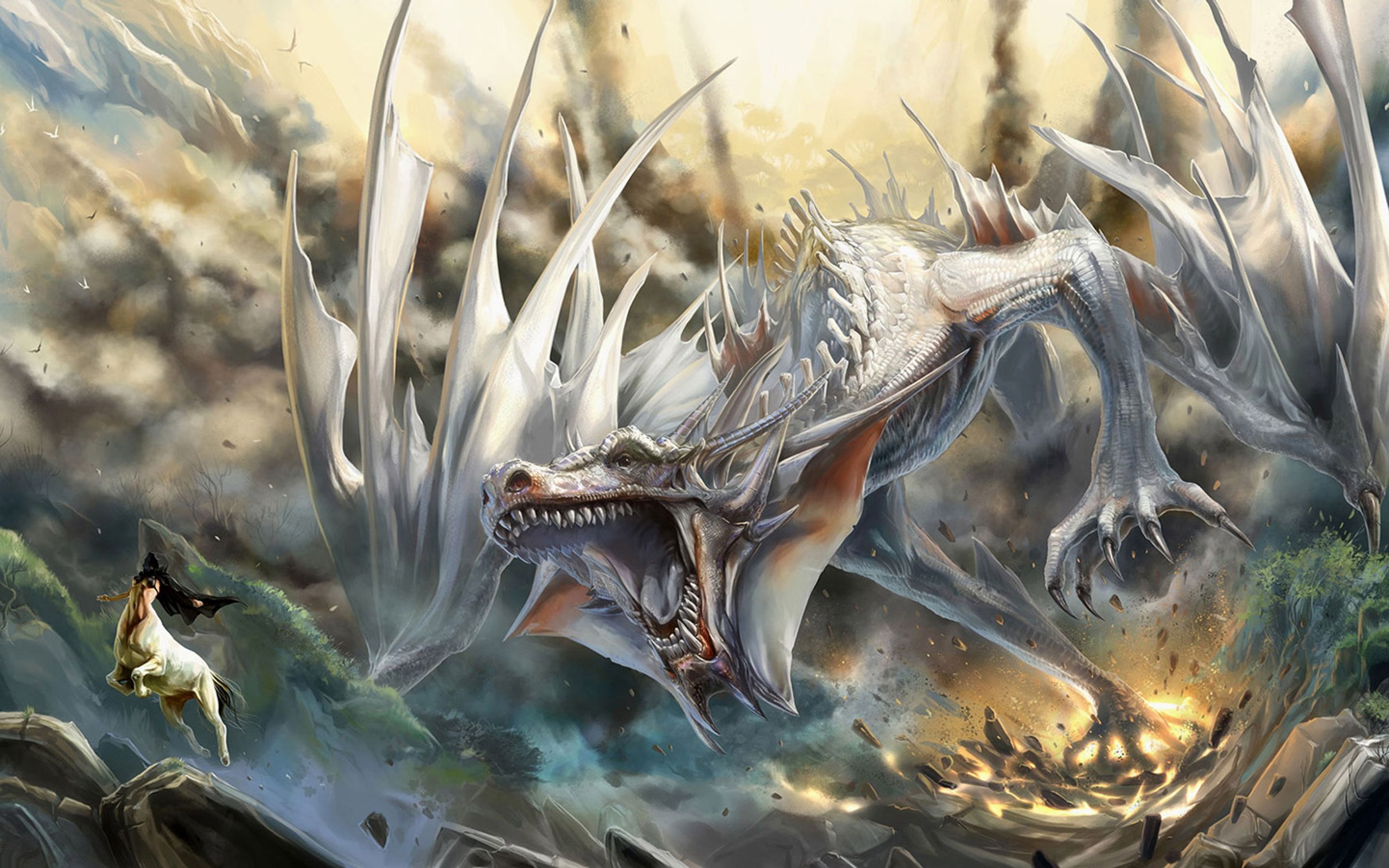 dragons, fantasy